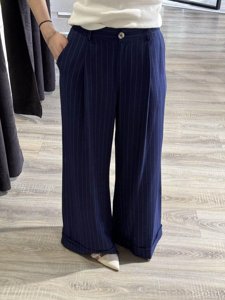 Pantalone gamba dritta gessato HaveOne - GiuGiò | Shop online