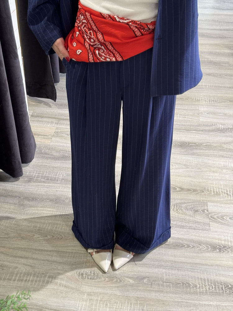 Pantalone gamba dritta gessato HaveOne - GiuGiò | Shop online