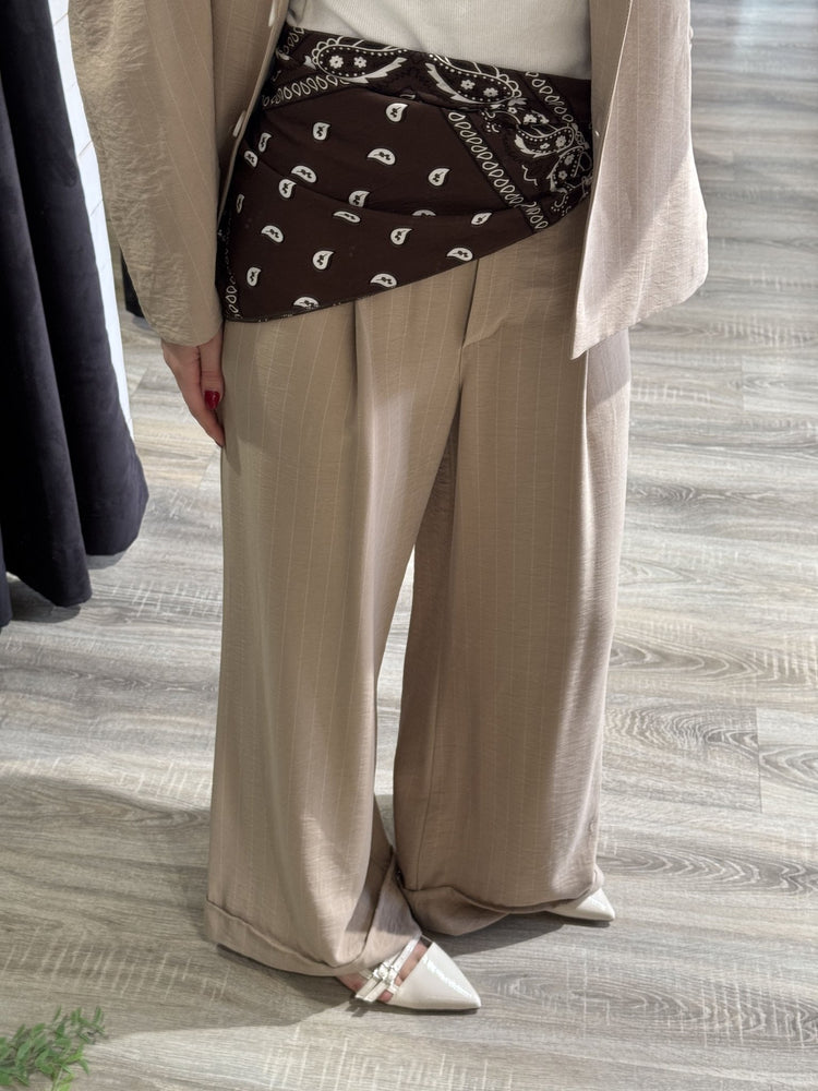 Pantalone gamba dritta gessato HaveOne - GiuGiò | Shop online