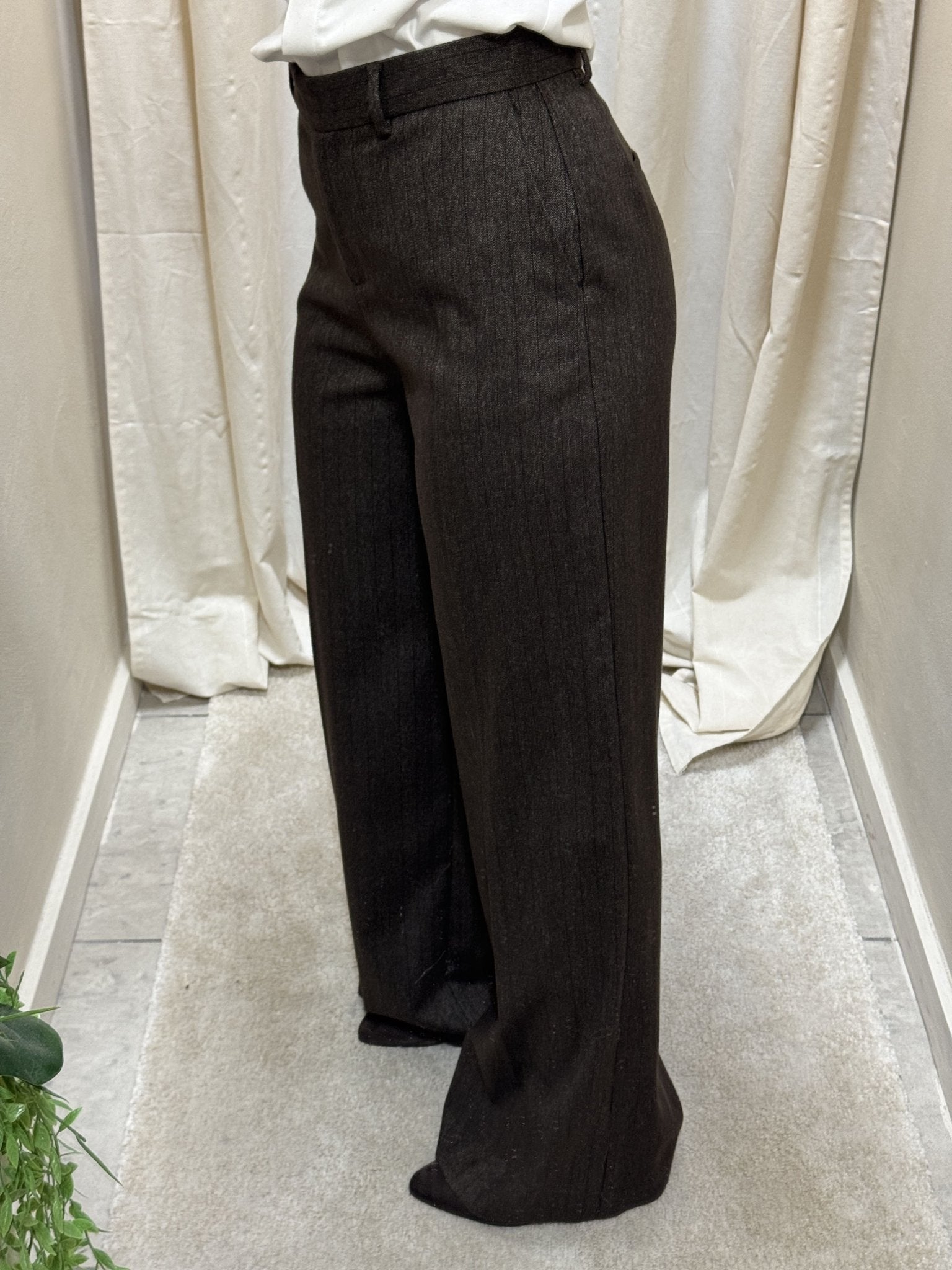 Pantalone gamba dritta gessato My - D - GiuGiò | Shop online