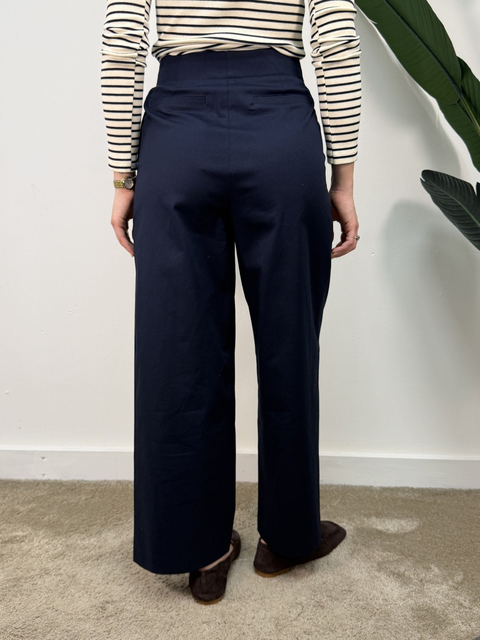 Pantalone gamba dritta in cotone Tensione In - GiuGiò | Shop online