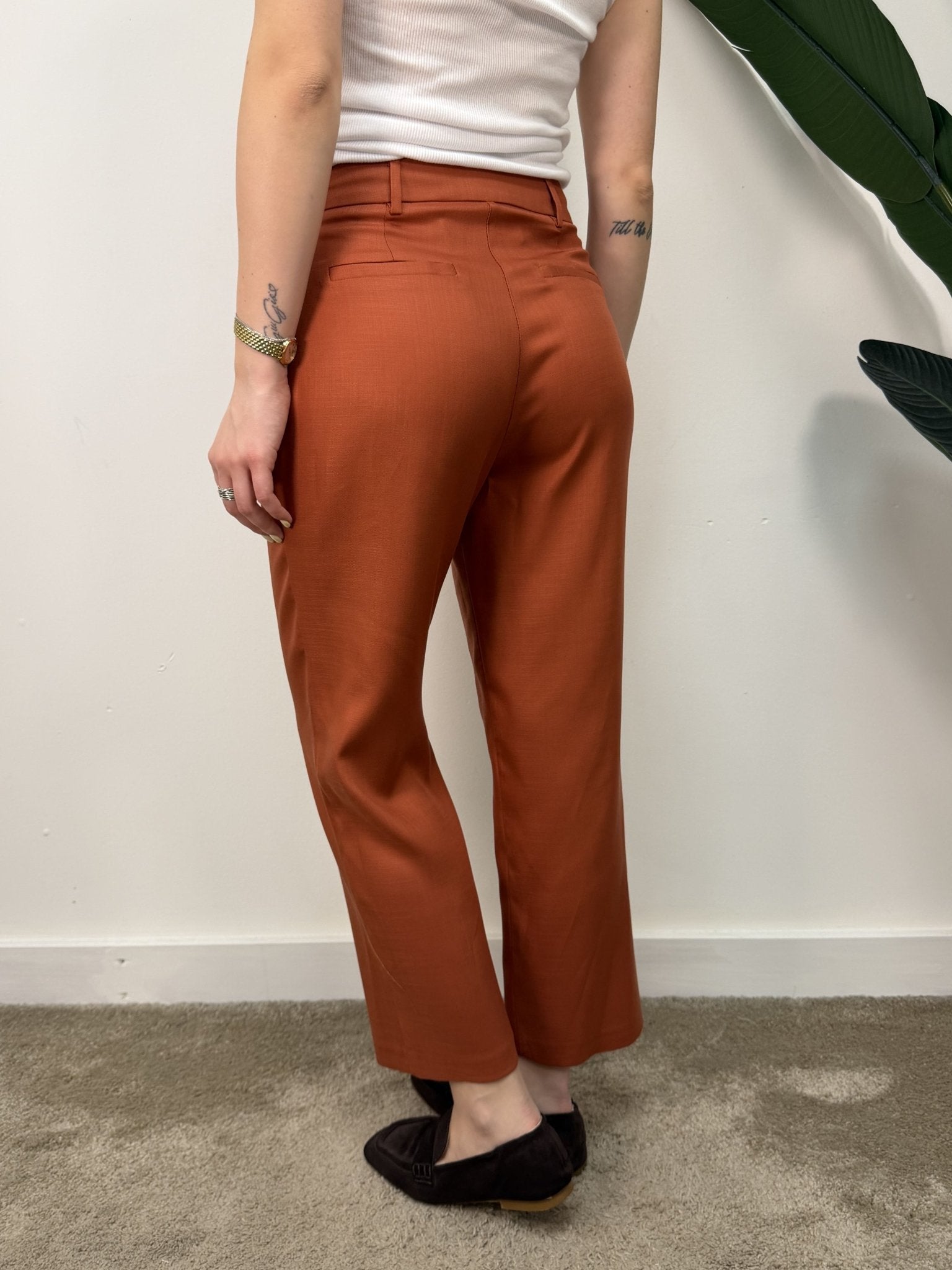 Pantalone gamba dritta lyocell MyD - GiuGiò | Shop online