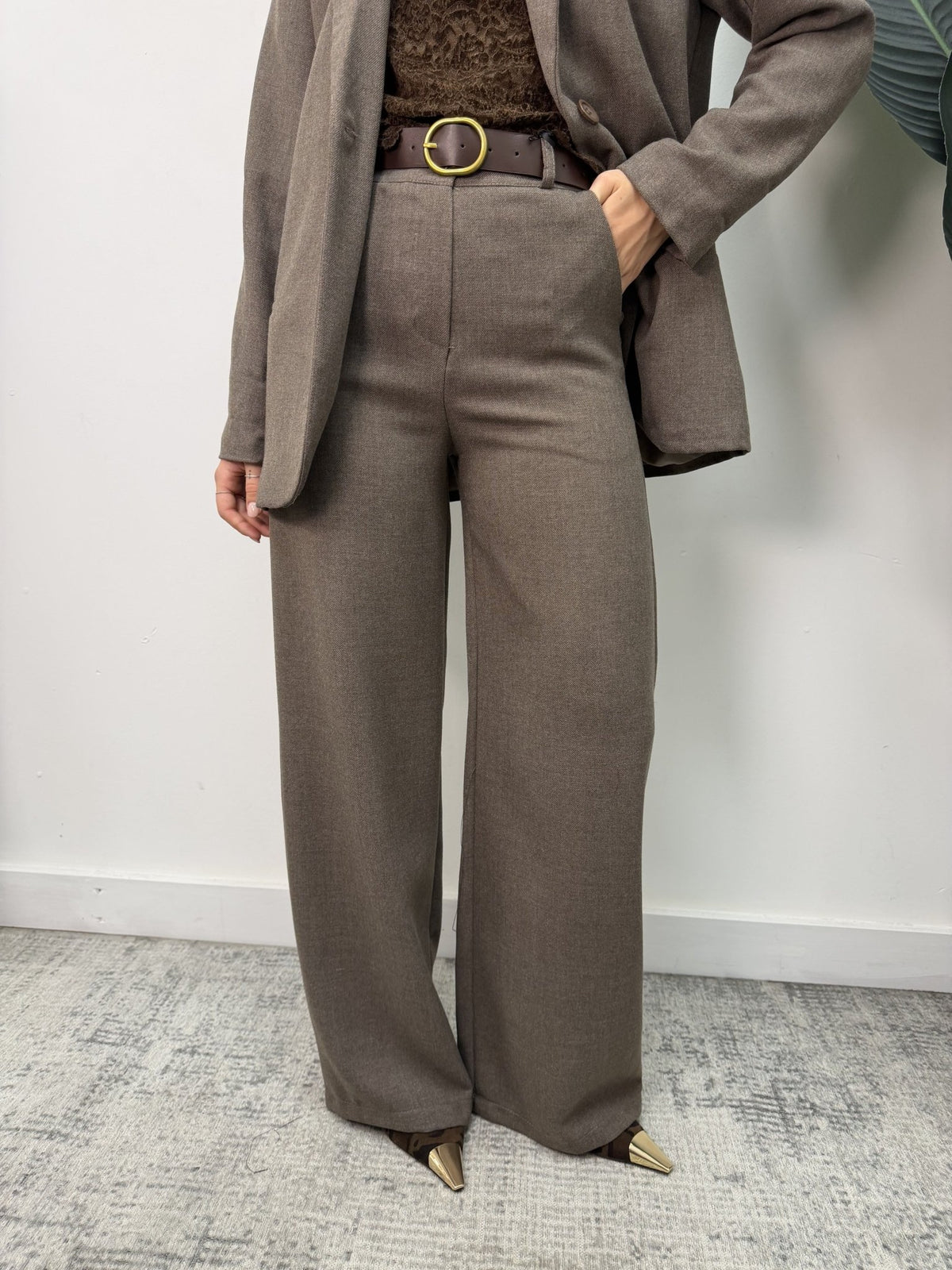 Pantalone gamba dritta mano lana MyD - GiuGiò | Shop online