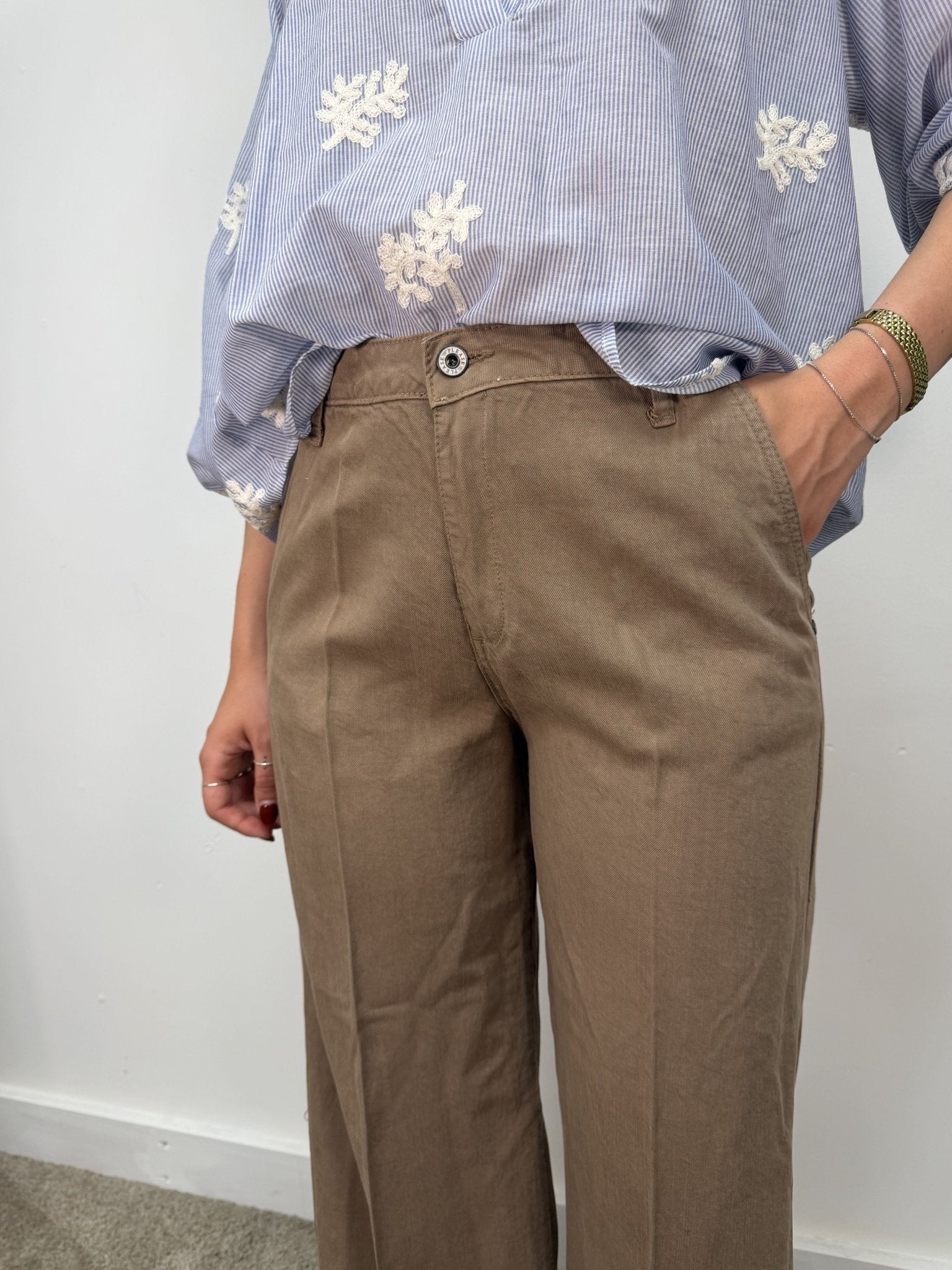 Pantalone gamba dritta Please - GiuGiò | Shop online