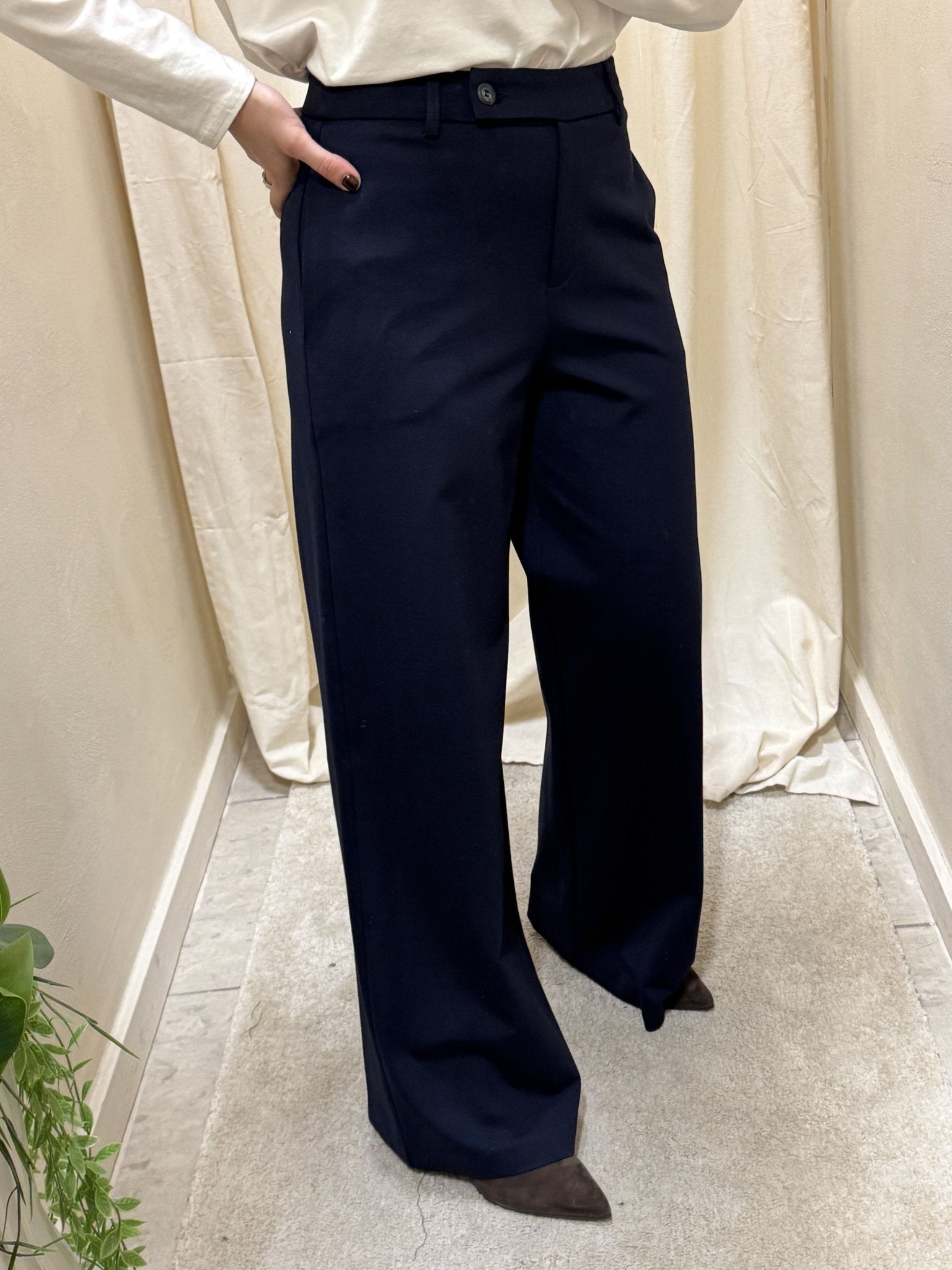 Pantalone gamba dritta punto milano Tensione In - GiuGiò | Shop online