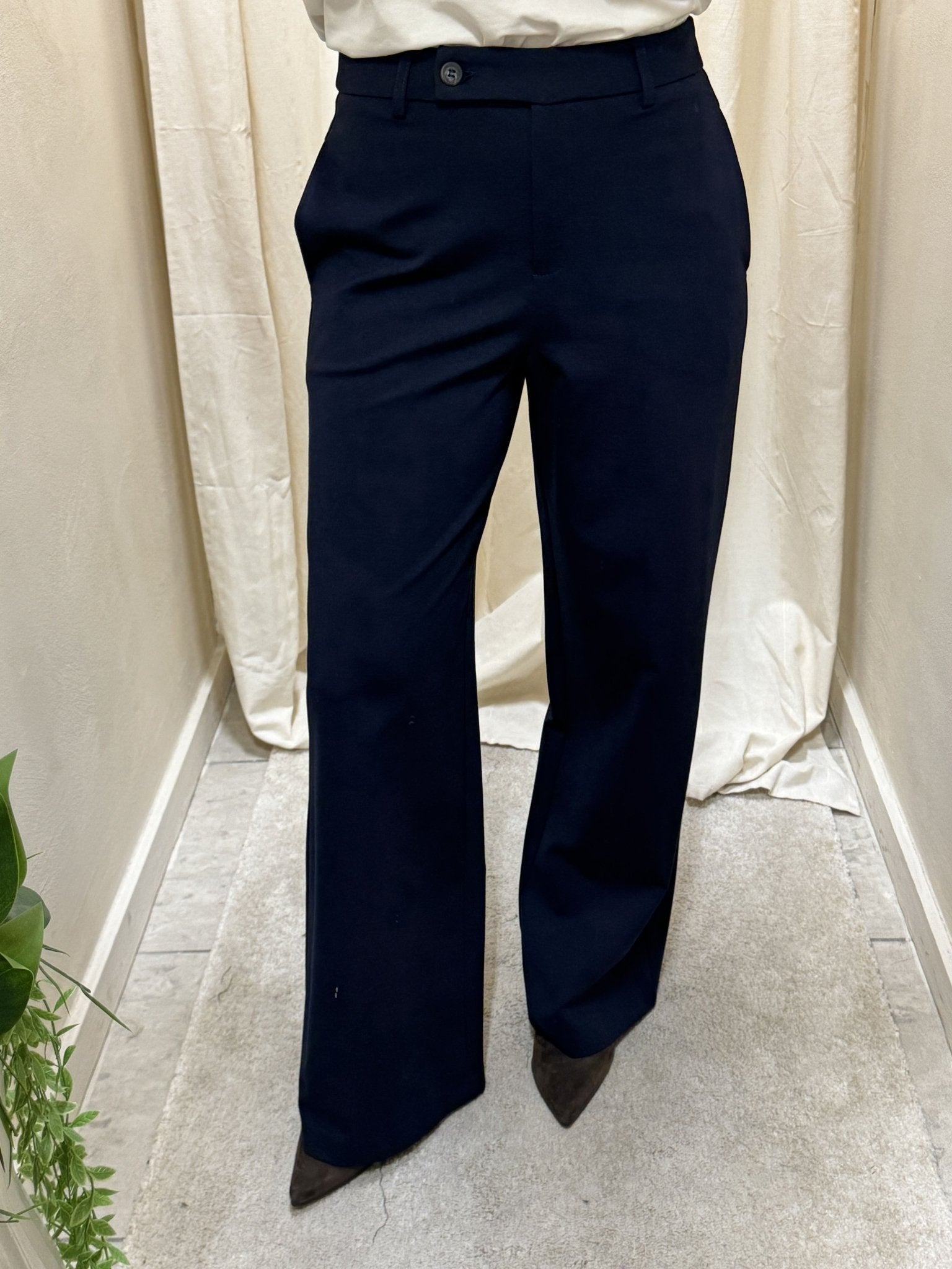 Pantalone gamba dritta punto milano Tensione In - GiuGiò | Shop online