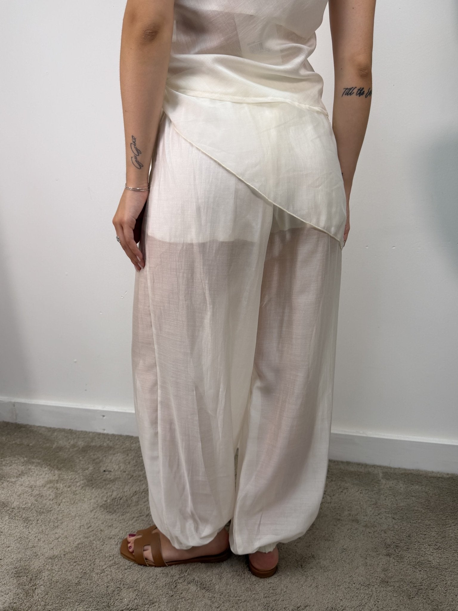 Pantalone harem con bandana ricamata HaveOne - GiuGiò | Shop online