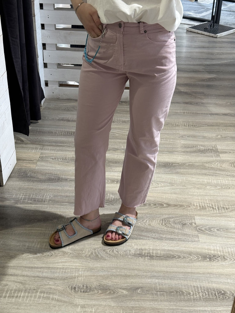 Pantalone in cotone modello sigaretta Tensione In - GiuGiò | Shop online