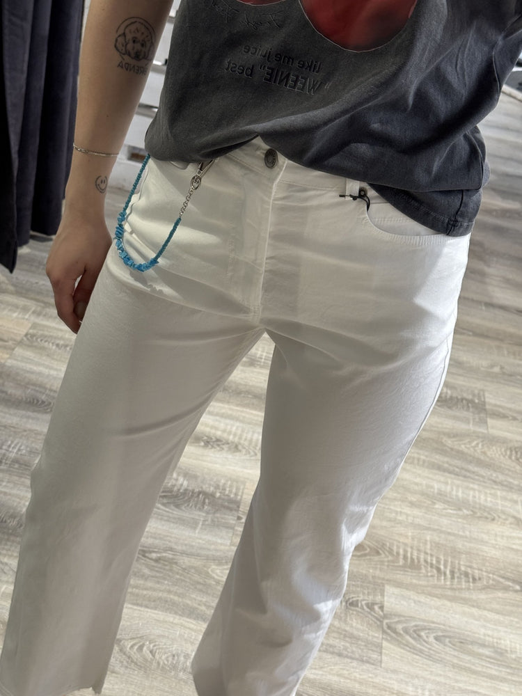 Pantalone in cotone modello sigaretta Tensione In - GiuGiò | Shop online