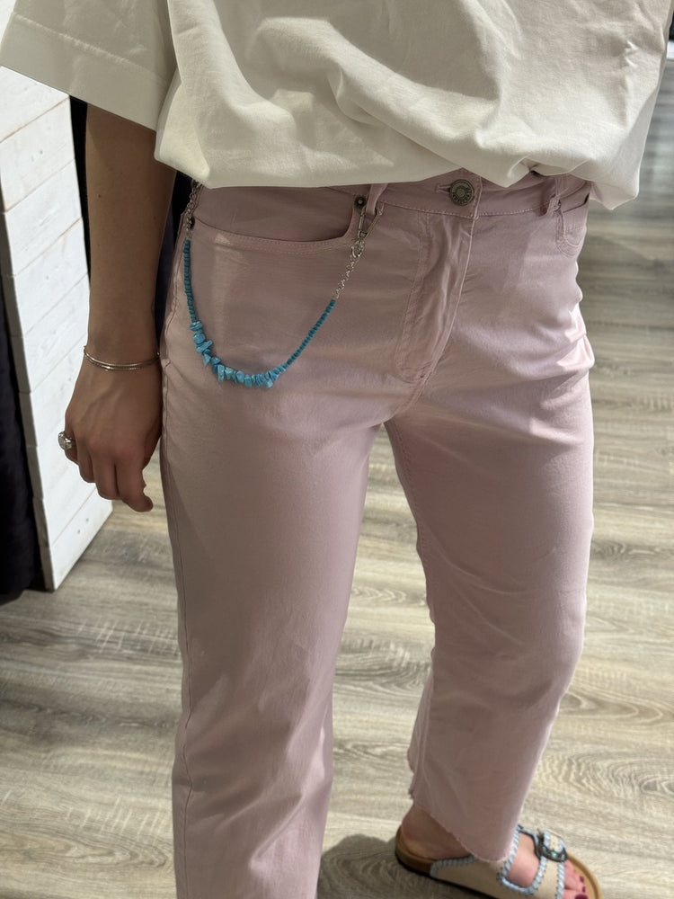 Pantalone in cotone modello sigaretta Tensione In - GiuGiò | Shop online