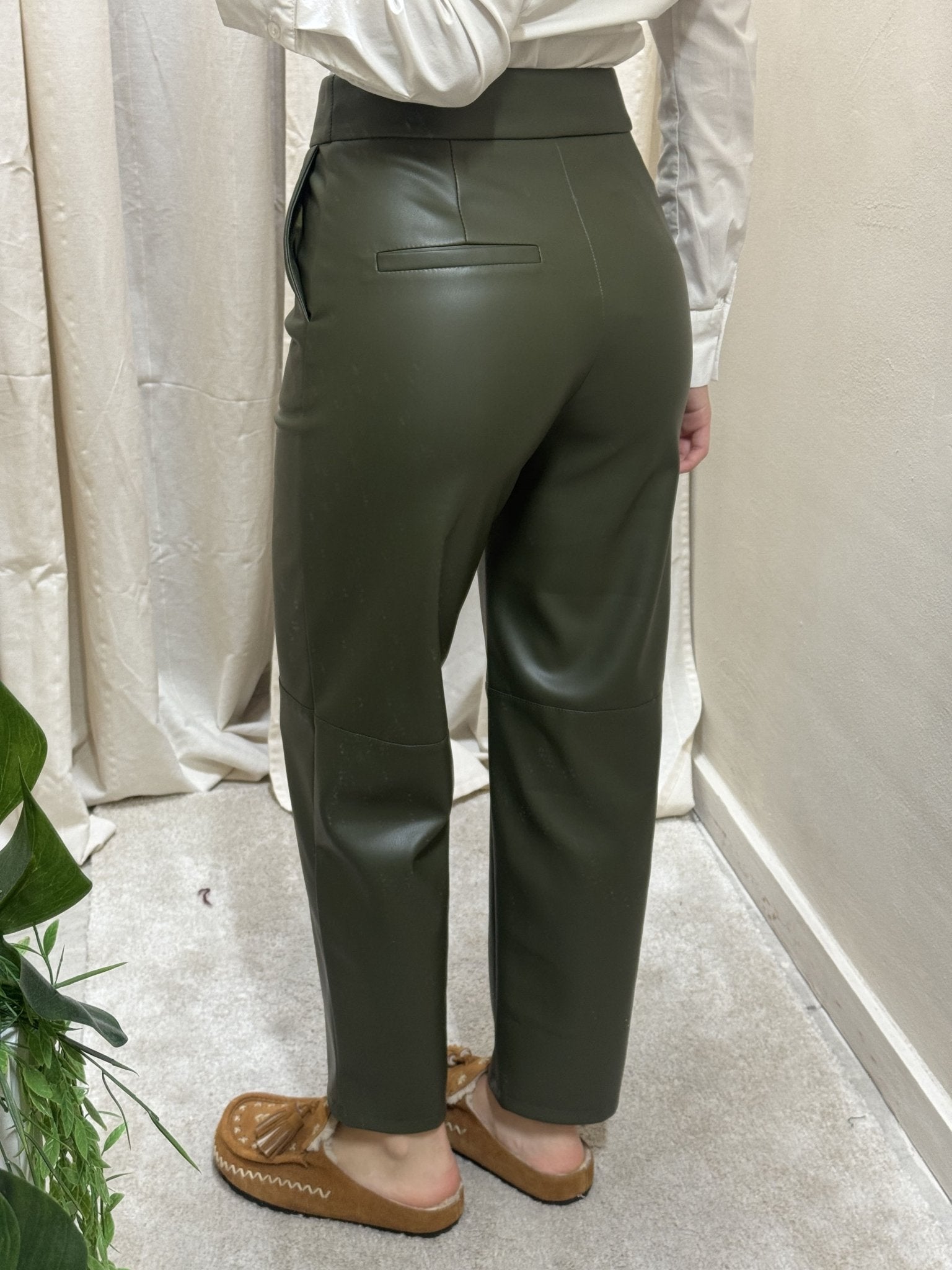 Pantalone in ecopelle a sigaretta Imperial - GiuGiò | Shop online