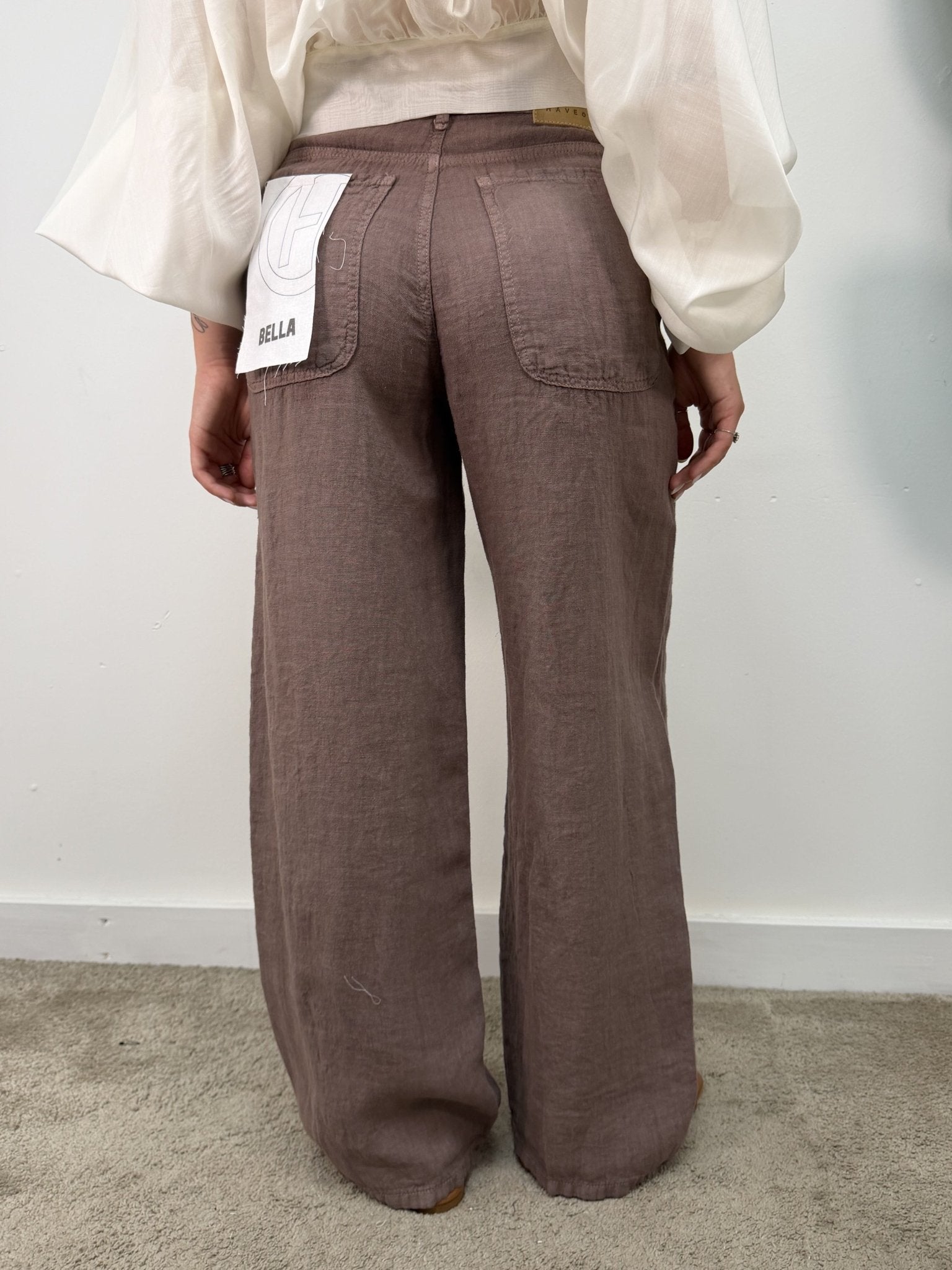 Pantalone in lino mod. "Bella" HaveOne - GiuGiò | Shop online