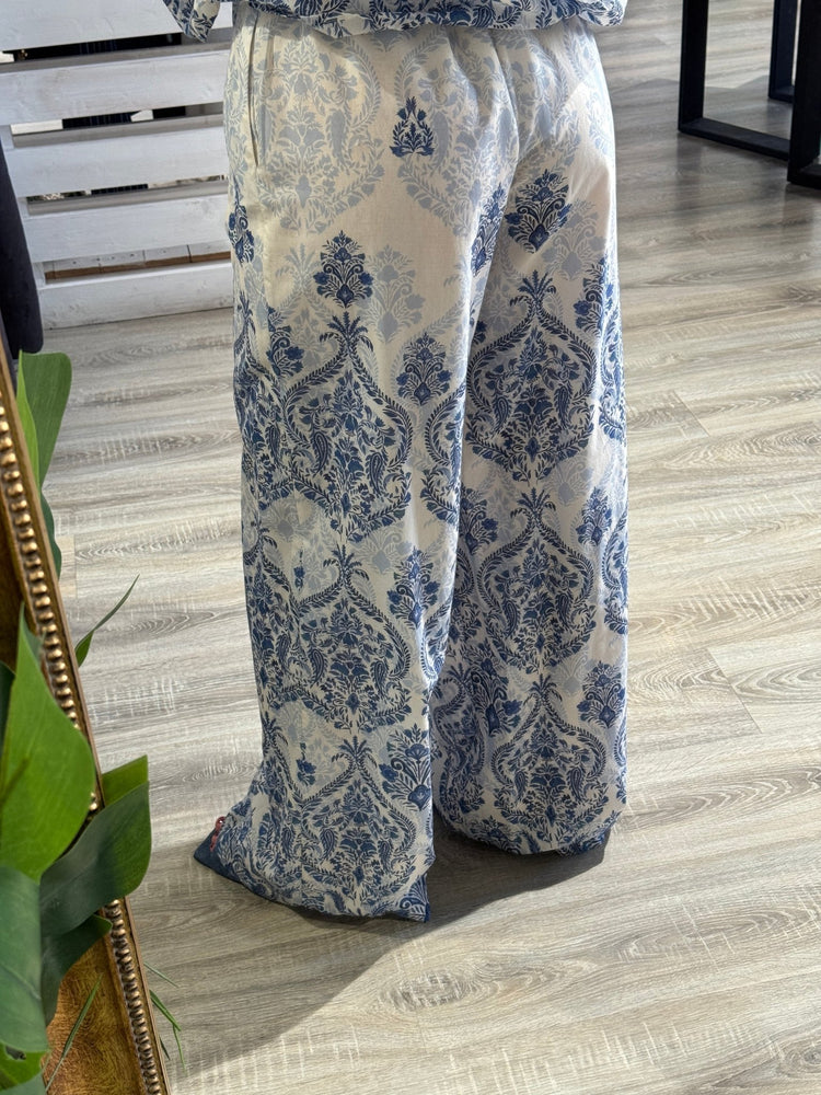 Pantalone in mussola stampa floreale Zahjr - GiuGiò | Shop online