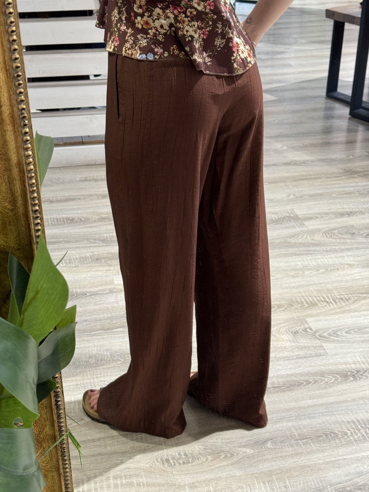 Pantalone in viscosa mod. gamba dritta Tensione In - GiuGiò | Shop online