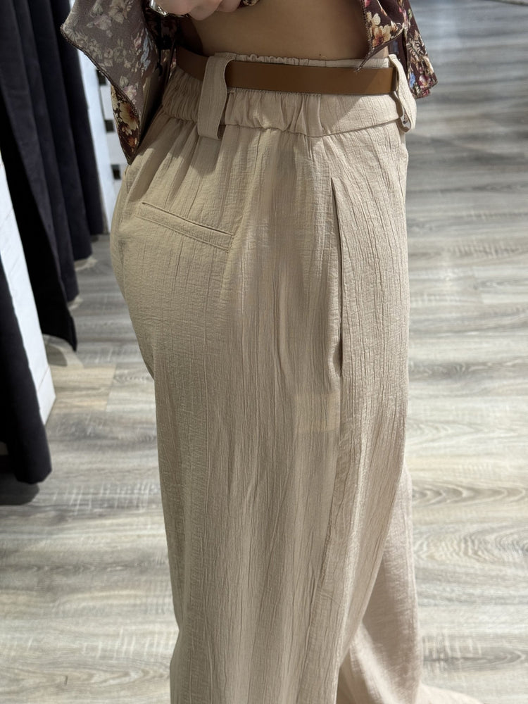 Pantalone in viscosa mod. gamba dritta Tensione In - GiuGiò | Shop online