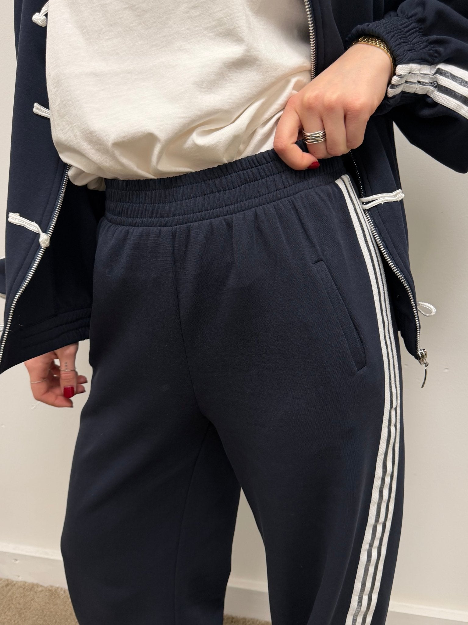 Pantalone interlock bande laterali Tensione In - GiuGiò | Shop online