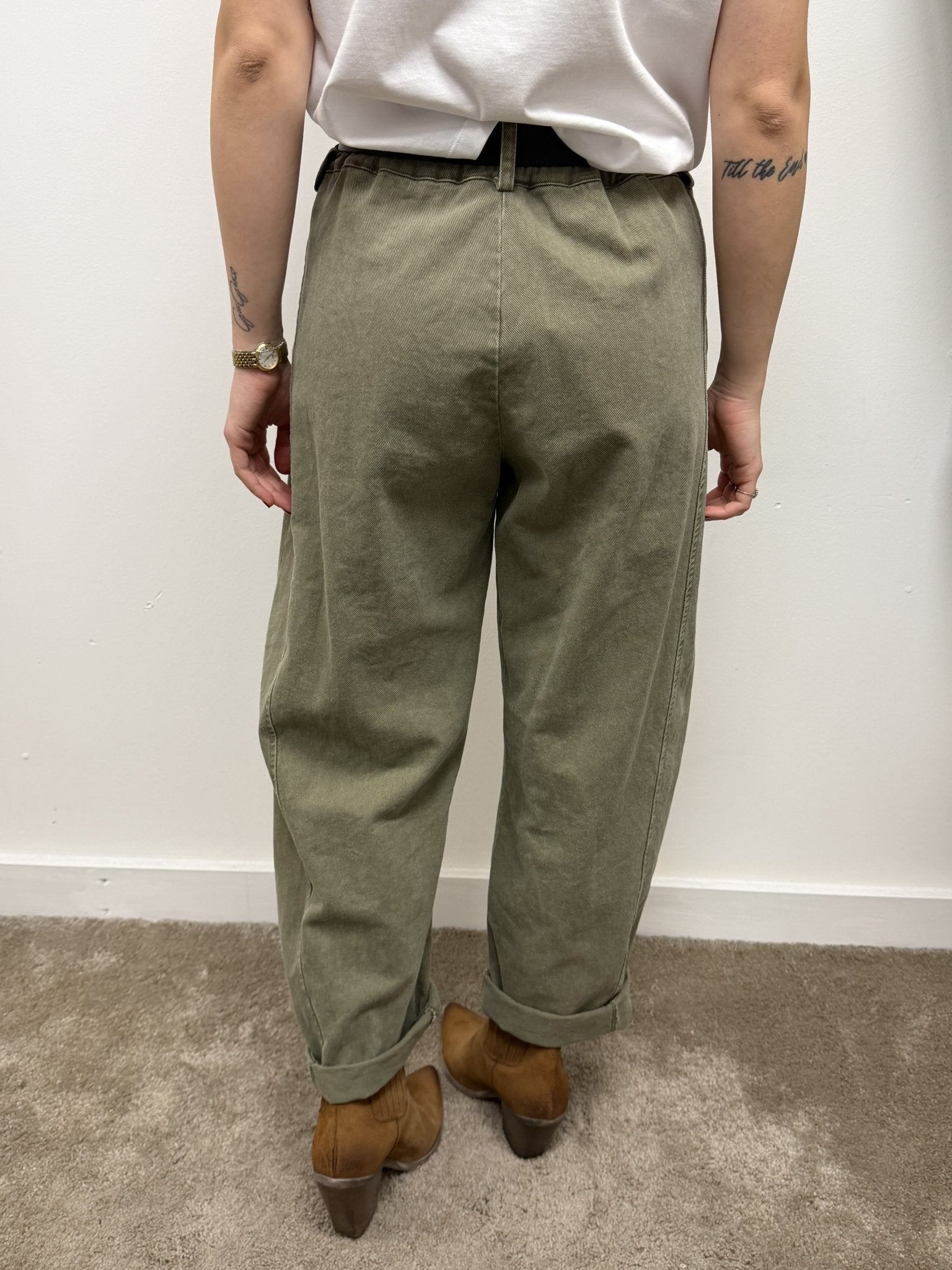 Pantalone mod. stellina in denim tinto in capo Susy Mix - GiuGiò | Shop online