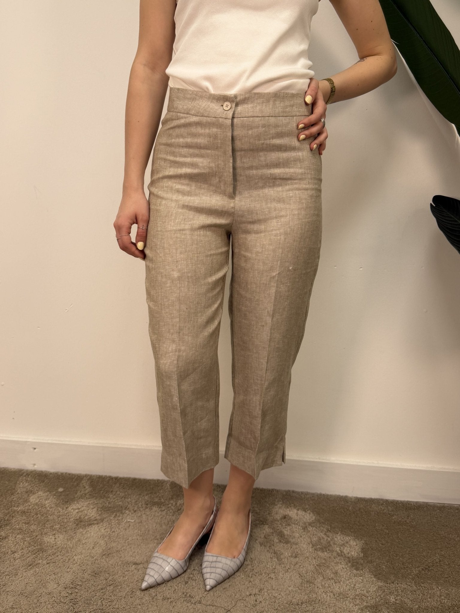 Pantalone modello Capri in lino VICOLO - GiuGiò | Shop online