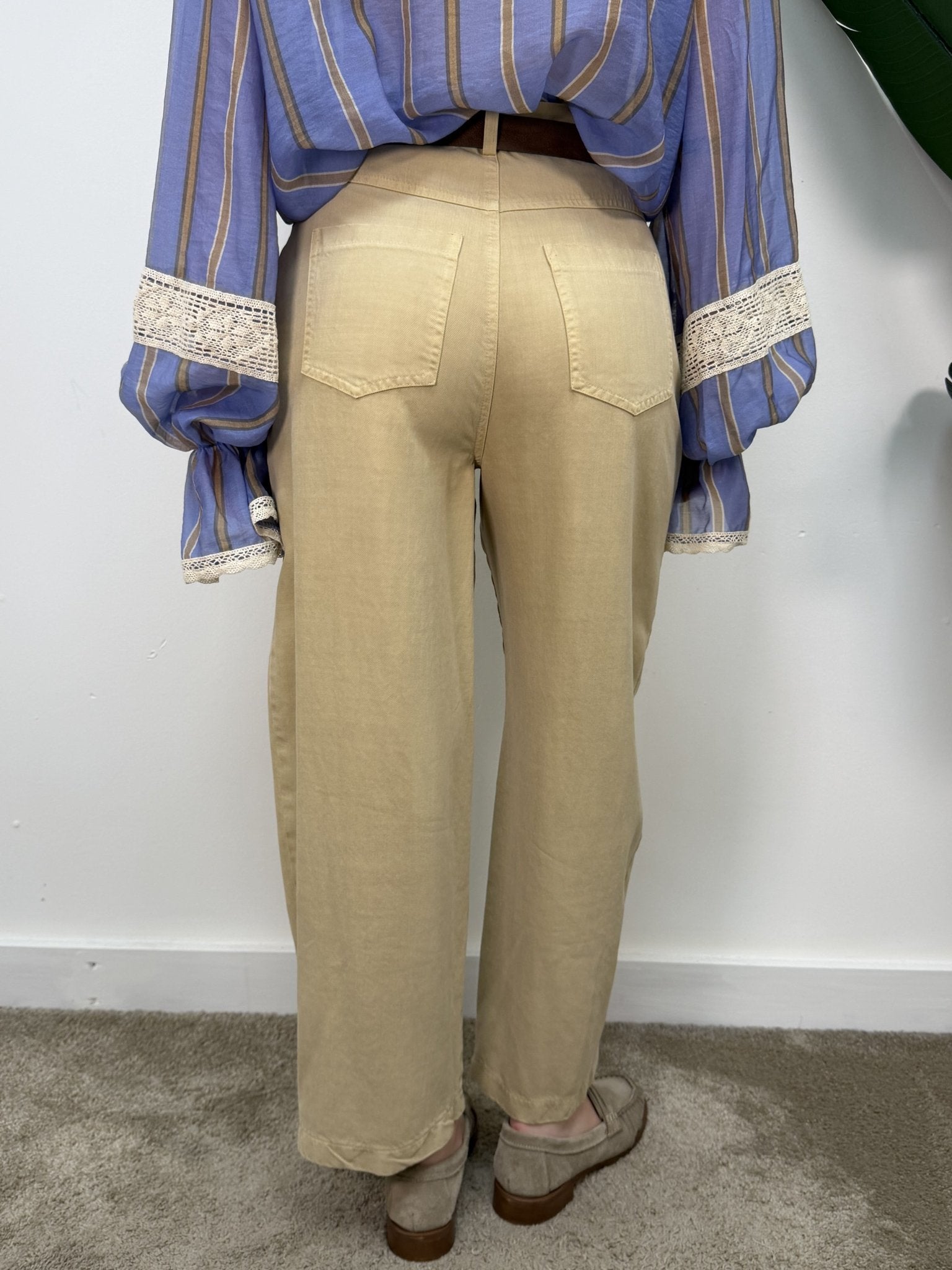 Pantalone ovetto con cinta Tensione In - GiuGiò | Shop online