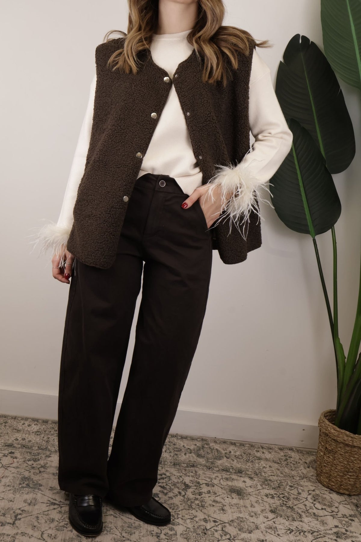 Pantalone ovetto in cotone gabardine MyD - GiuGiò | Shop online