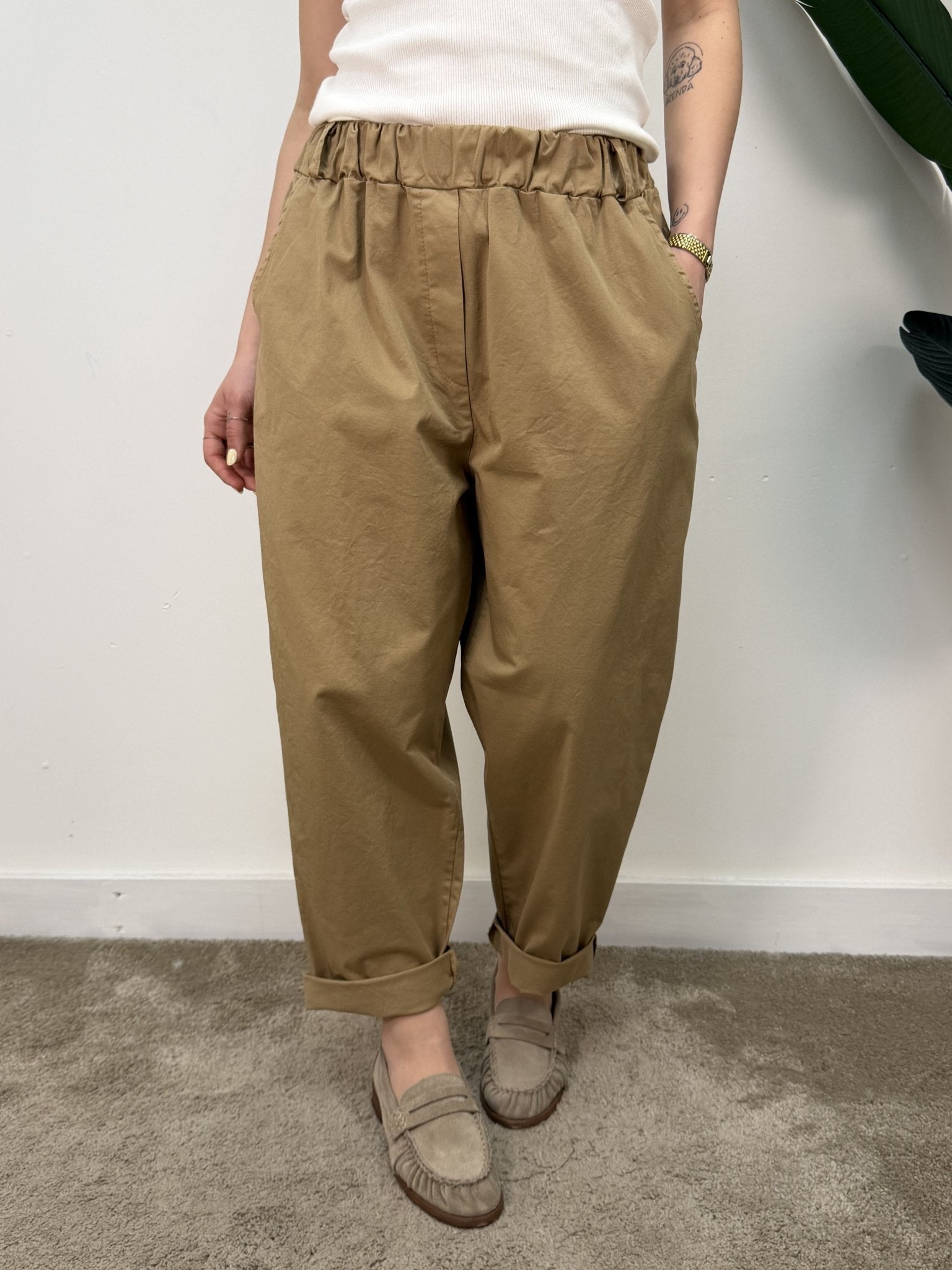 Pantalone ovetto in cotone MyD - GiuGiò | Shop online