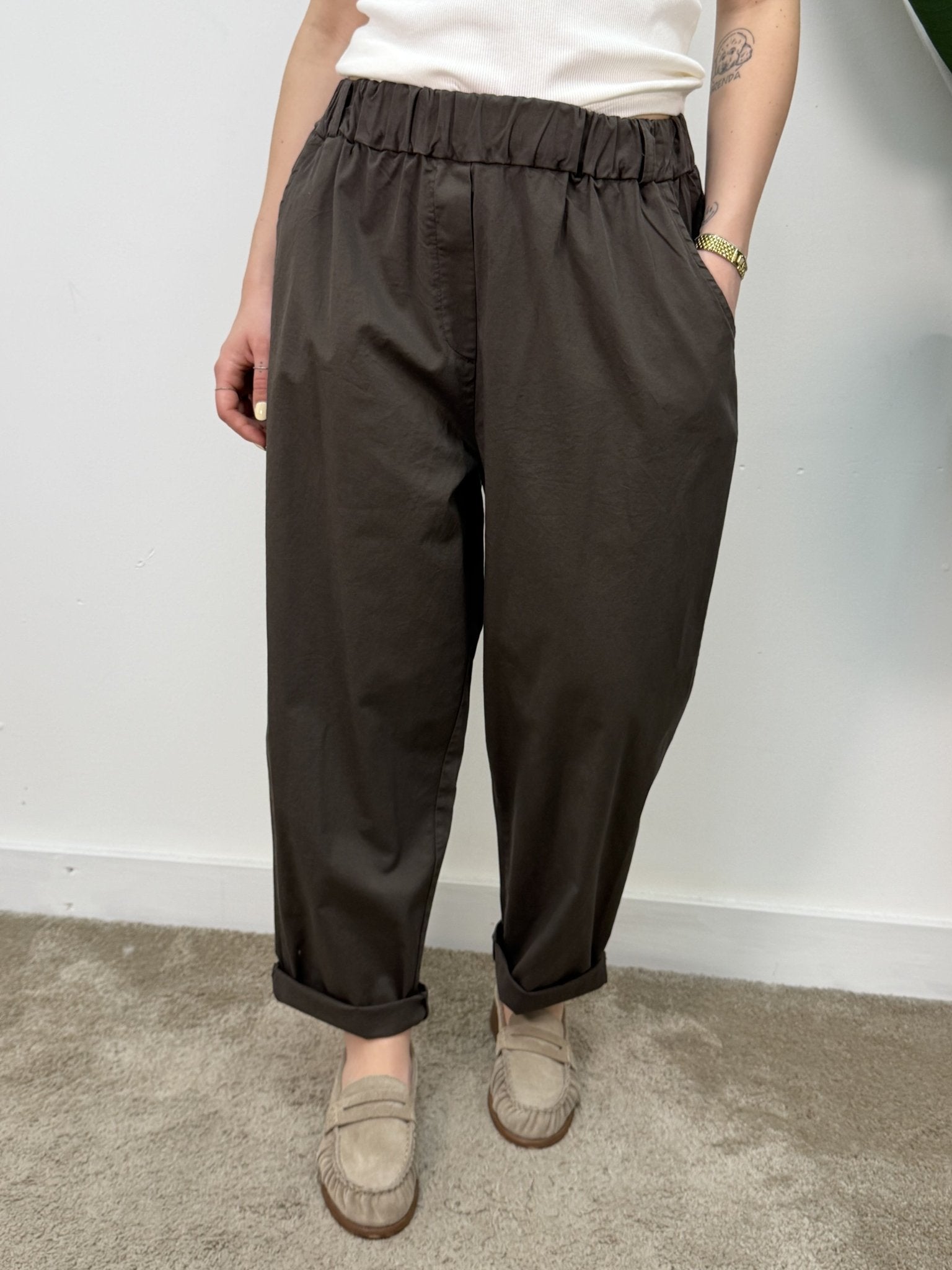 Pantalone ovetto in cotone MyD - GiuGiò | Shop online