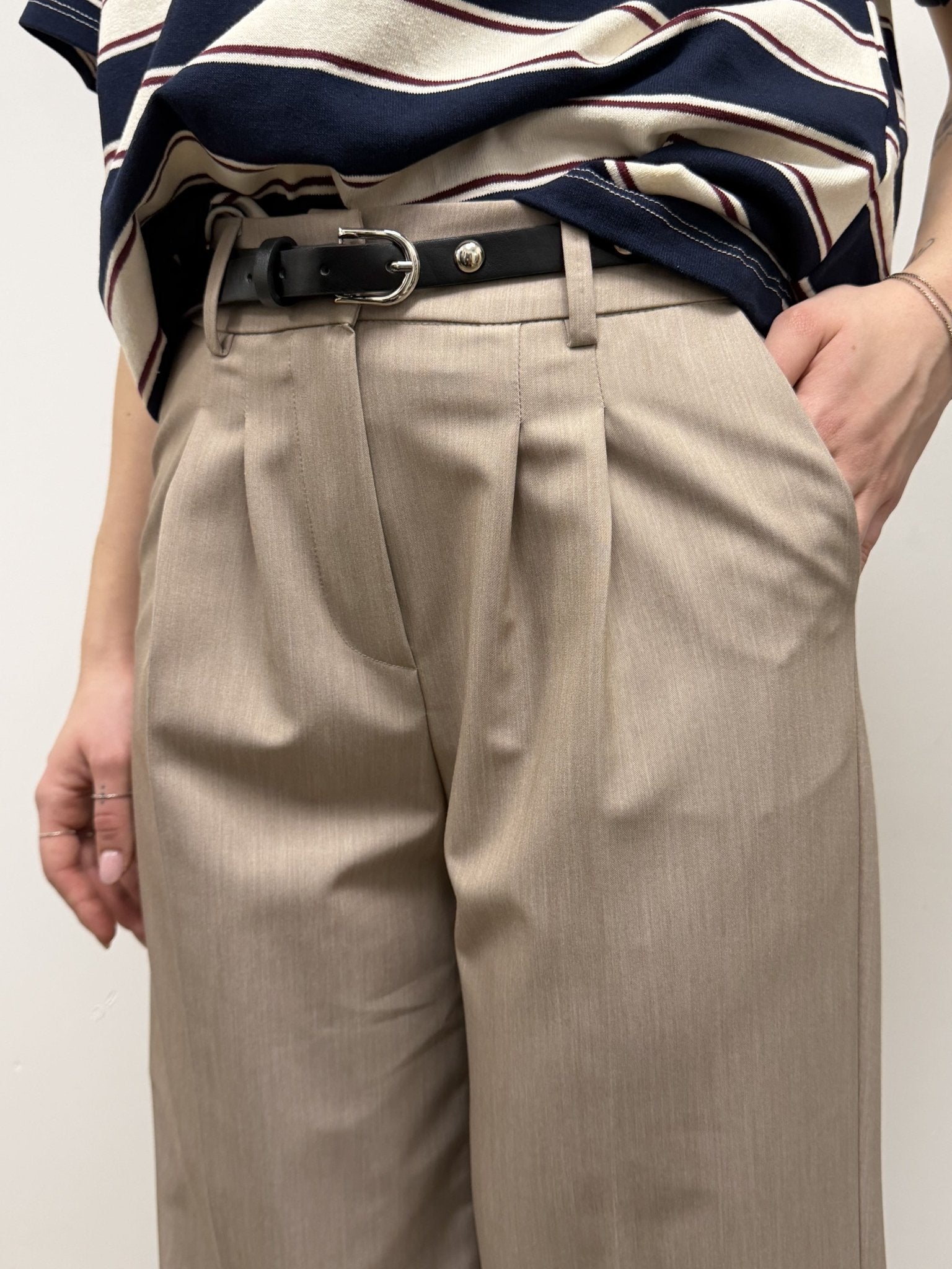 Pantalone palazzo con pinces MyD - GiuGiò | Shop online