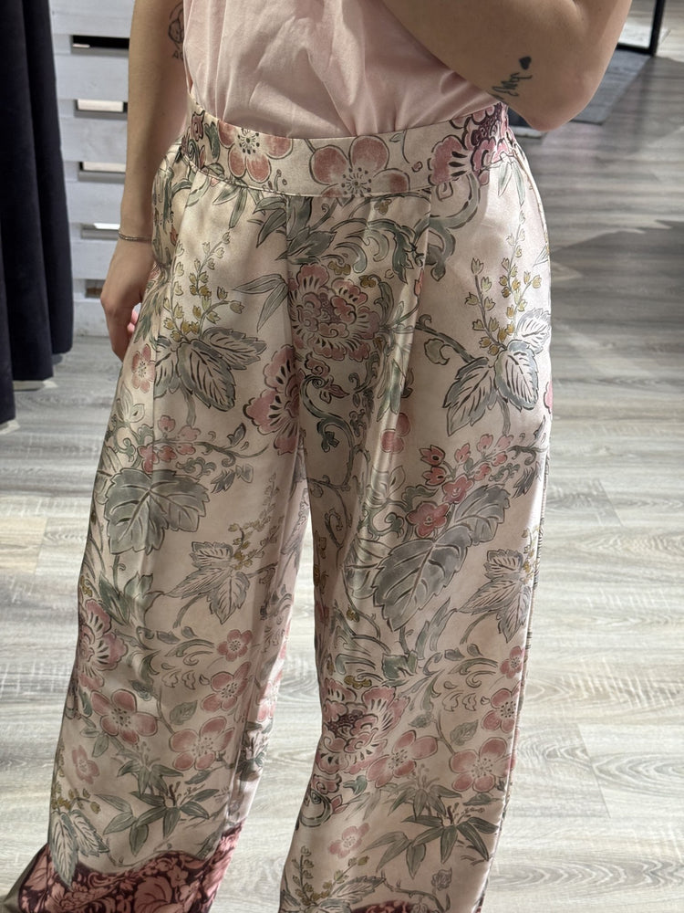 Pantalone palazzo stampa floreale Dixie - GiuGiò | Shop online