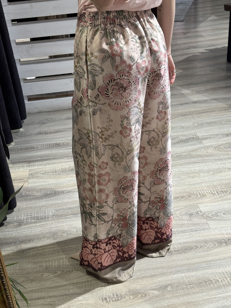Pantalone palazzo stampa floreale Dixie - GiuGiò | Shop online