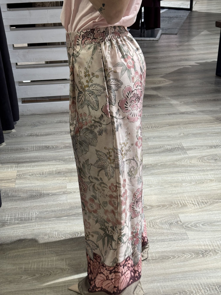 Pantalone palazzo stampa floreale Dixie - GiuGiò | Shop online