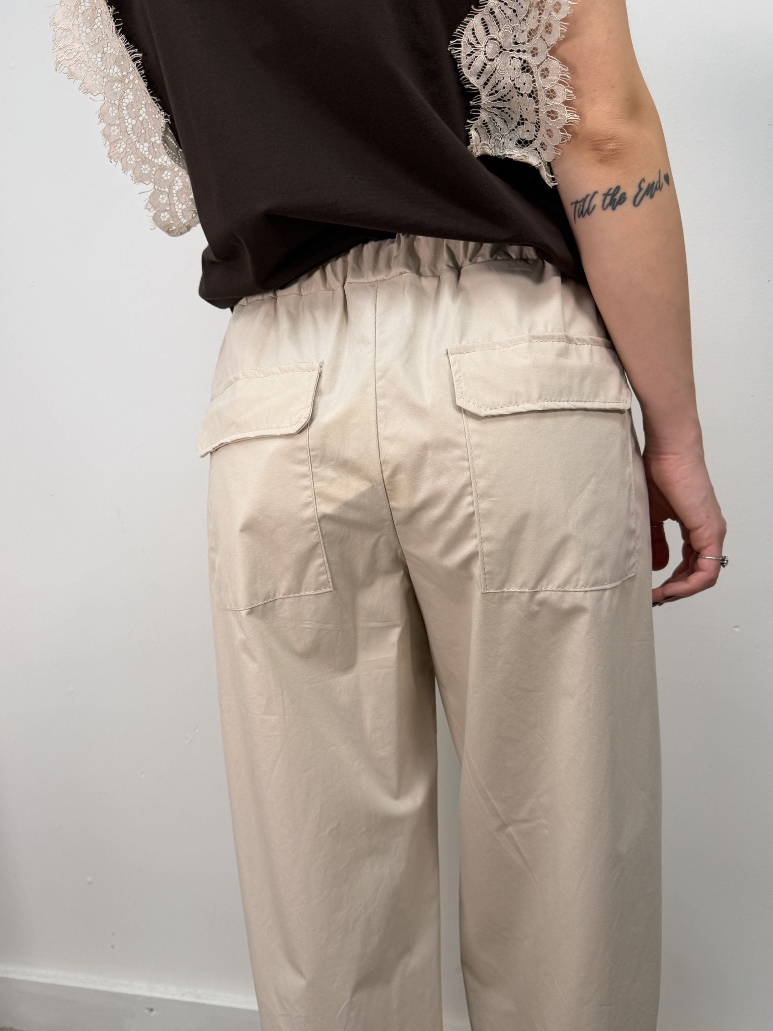 Pantalone parachute con elastico in vita MyD - GiuGiò | Shop online