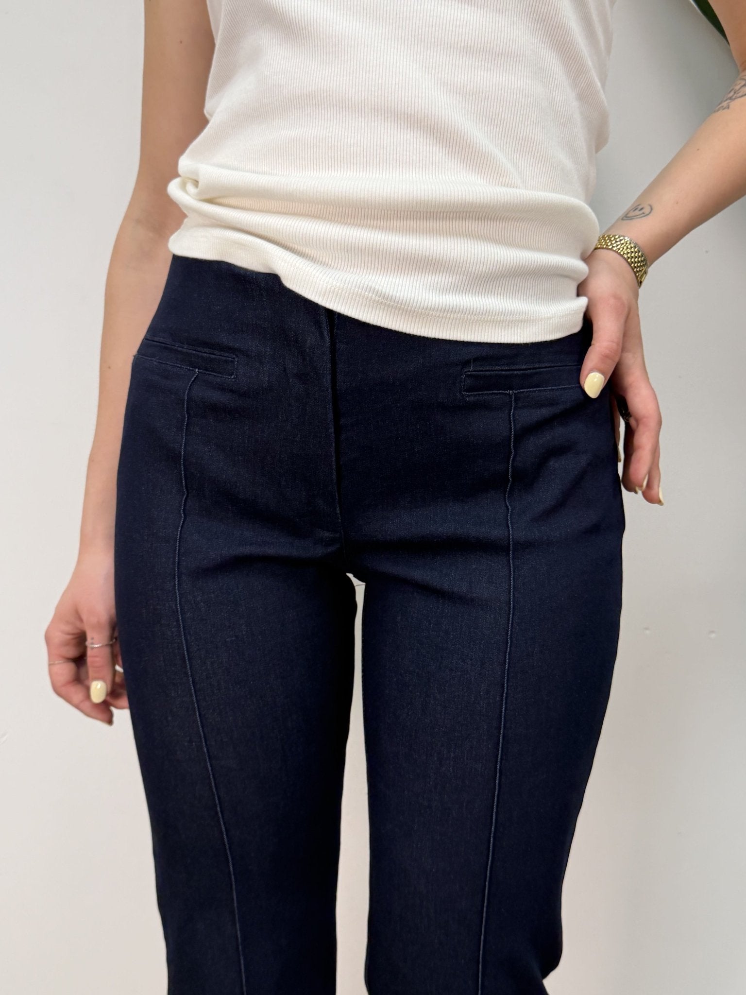 Pantalone pinocchietto in denim Tensione In - GiuGiò | Shop online