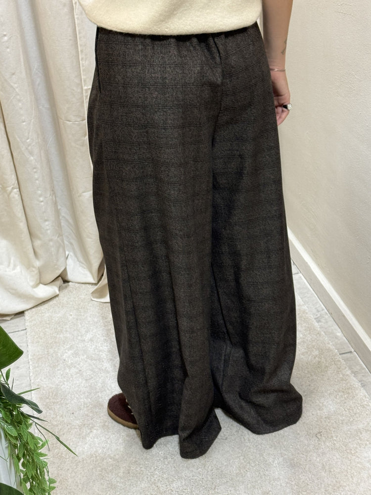 Pantalone principe di Galles gamba ampia Susy Mix - GiuGiò | Shop online