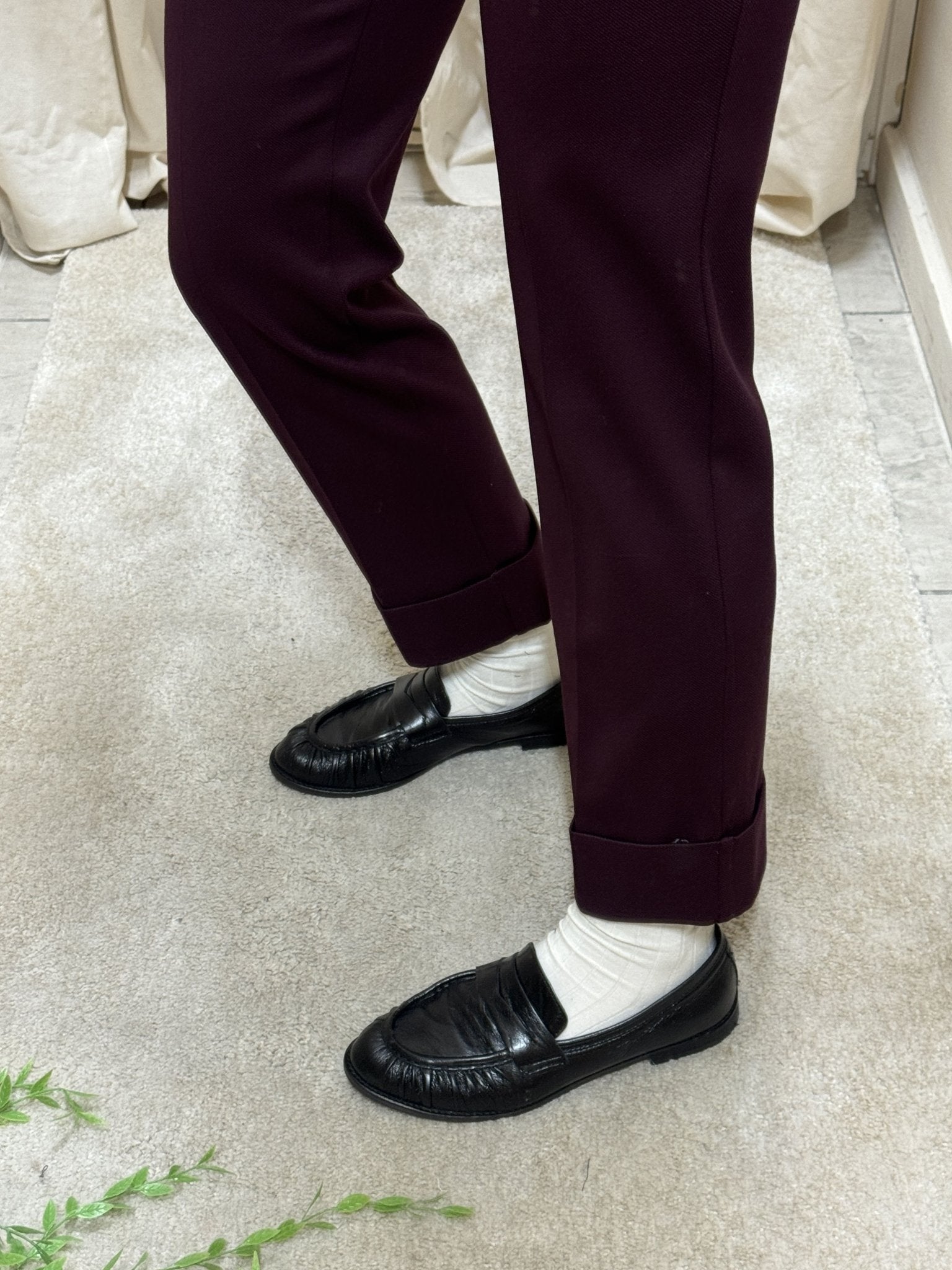 Pantalone sigaretta con risvolto alto Susy Mix - GiuGiò | Shop online