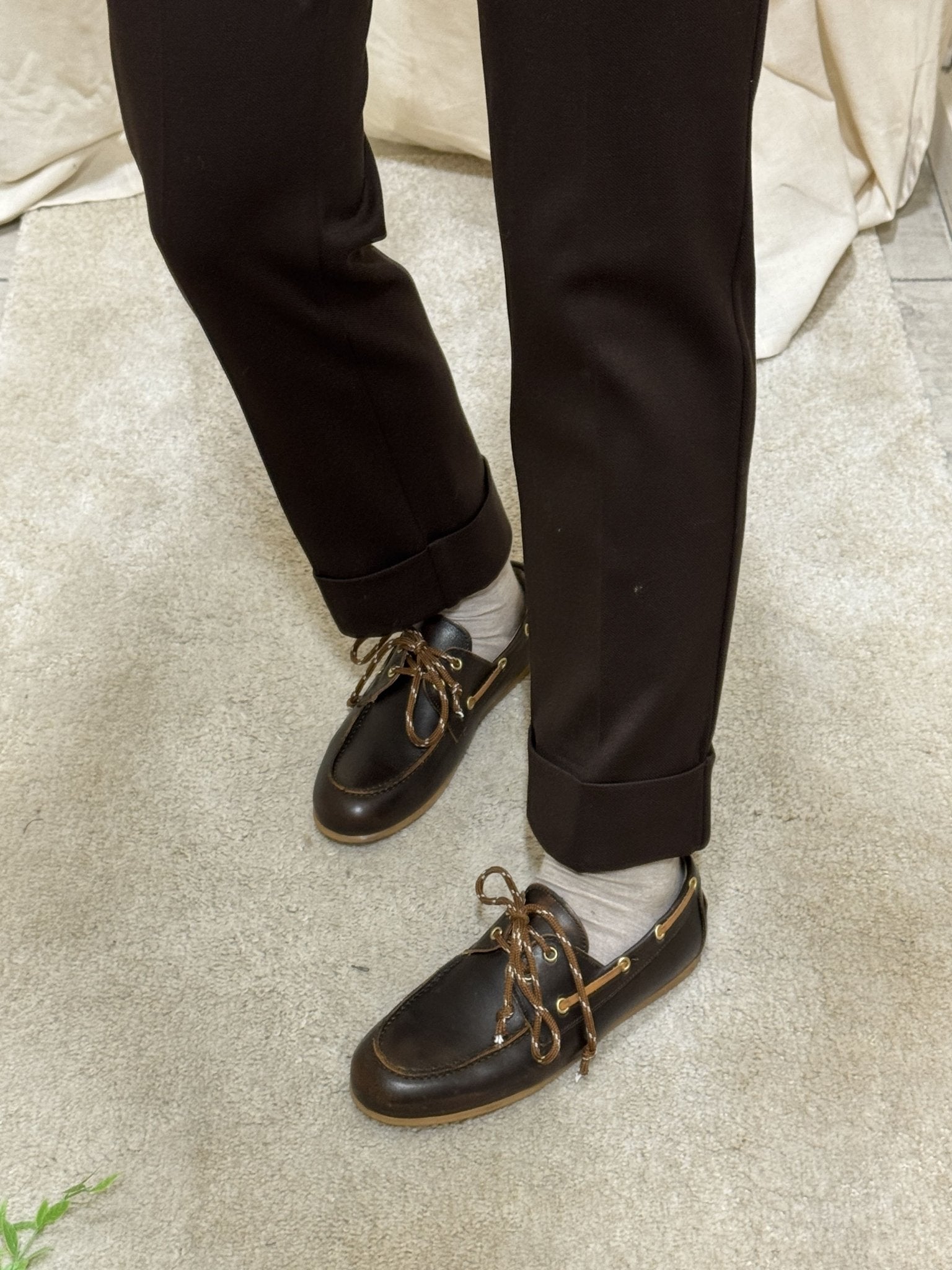 Pantalone sigaretta con risvolto alto Susy Mix - GiuGiò | Shop online