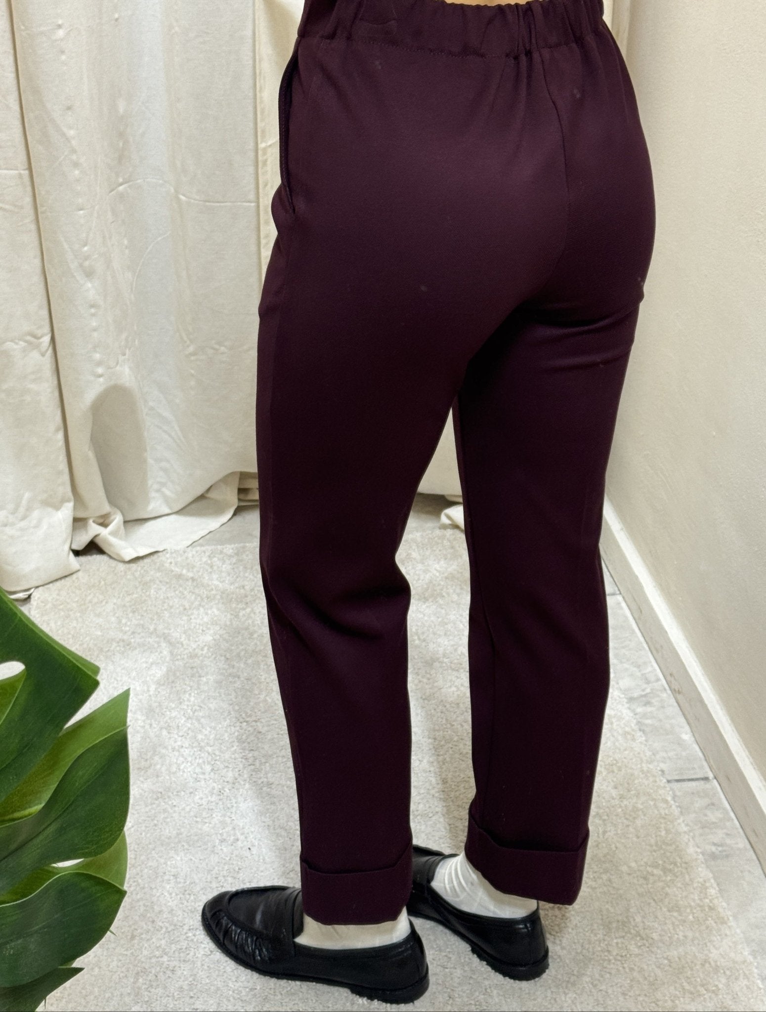 Pantalone sigaretta con risvolto alto Susy Mix - GiuGiò | Shop online