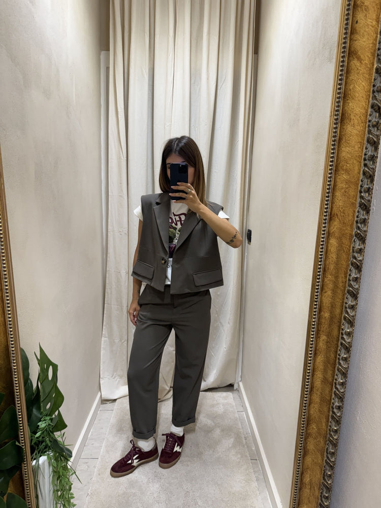 Pantalone sigaretta con risvolto Susy Mix - GiuGiò | Shop online