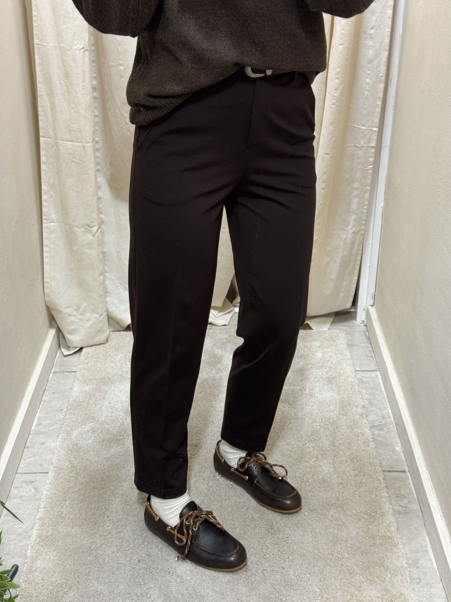 Pantalone sigaretta in punto milano Tensione In - GiuGiò | Shop online