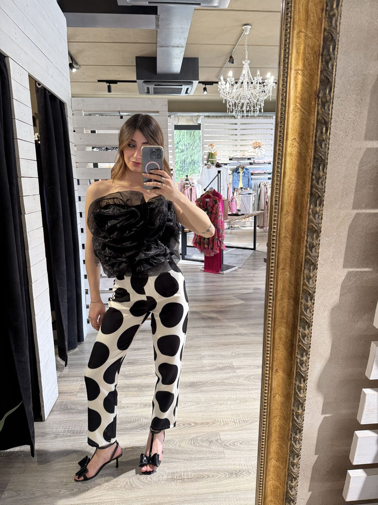 Pantalone Soverato sigaretta stampa pois Odì Odì - GiuGiò | Shop online