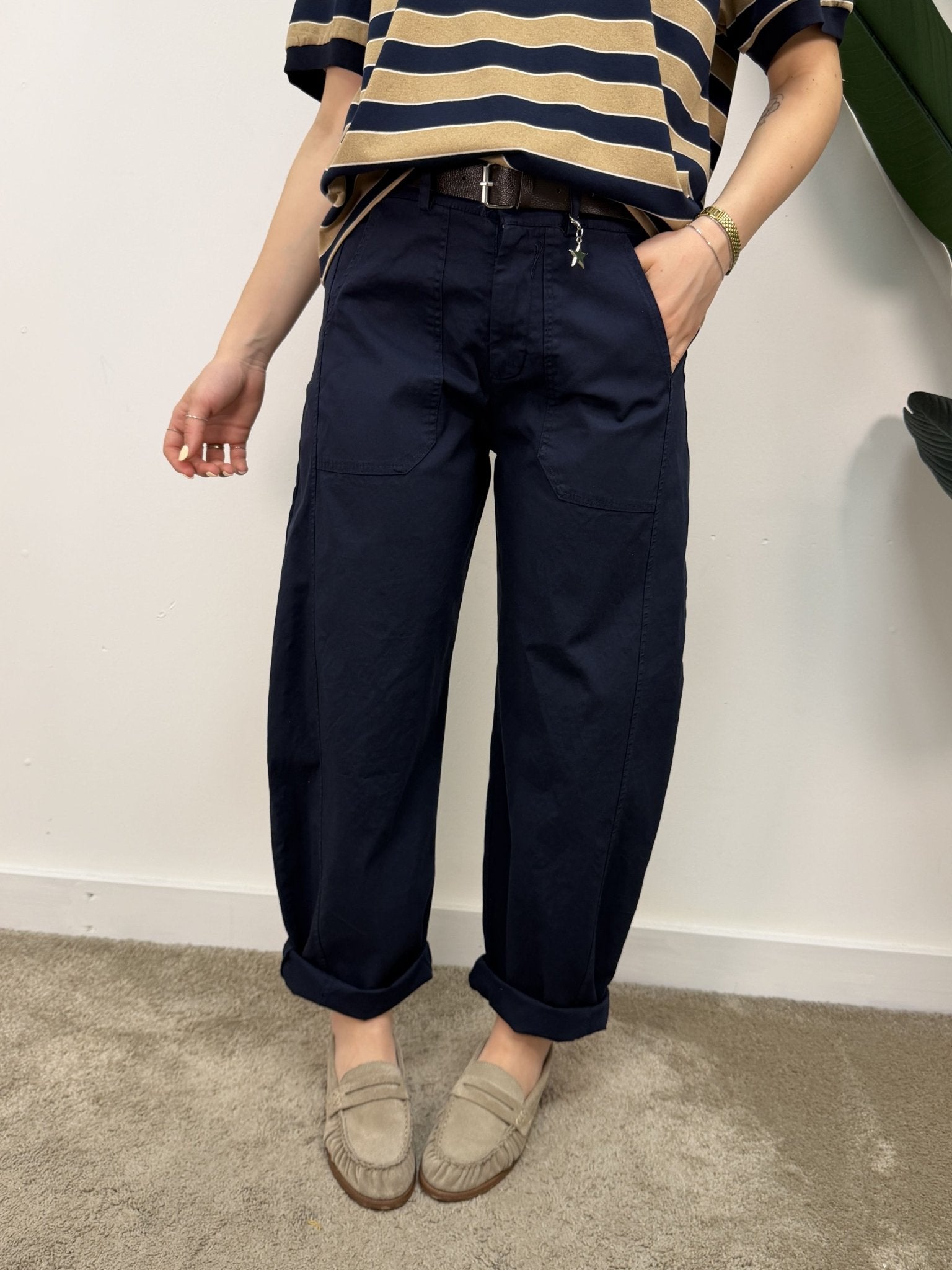Pantalone stellina mod. balloon in cotone Susy Mix - GiuGiò | Shop online