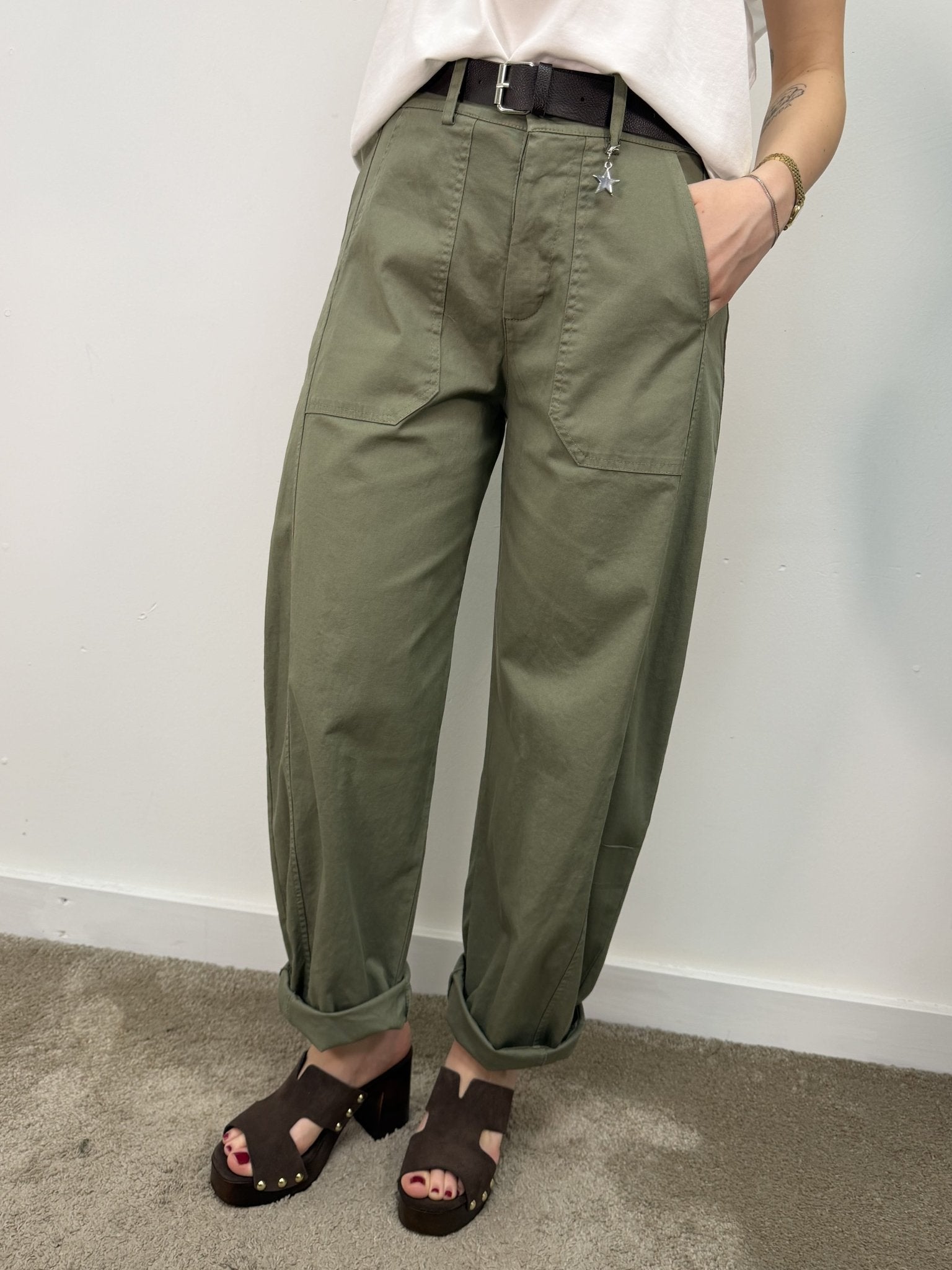 Pantalone stellina mod. balloon in cotone Susy Mix - GiuGiò | Shop online