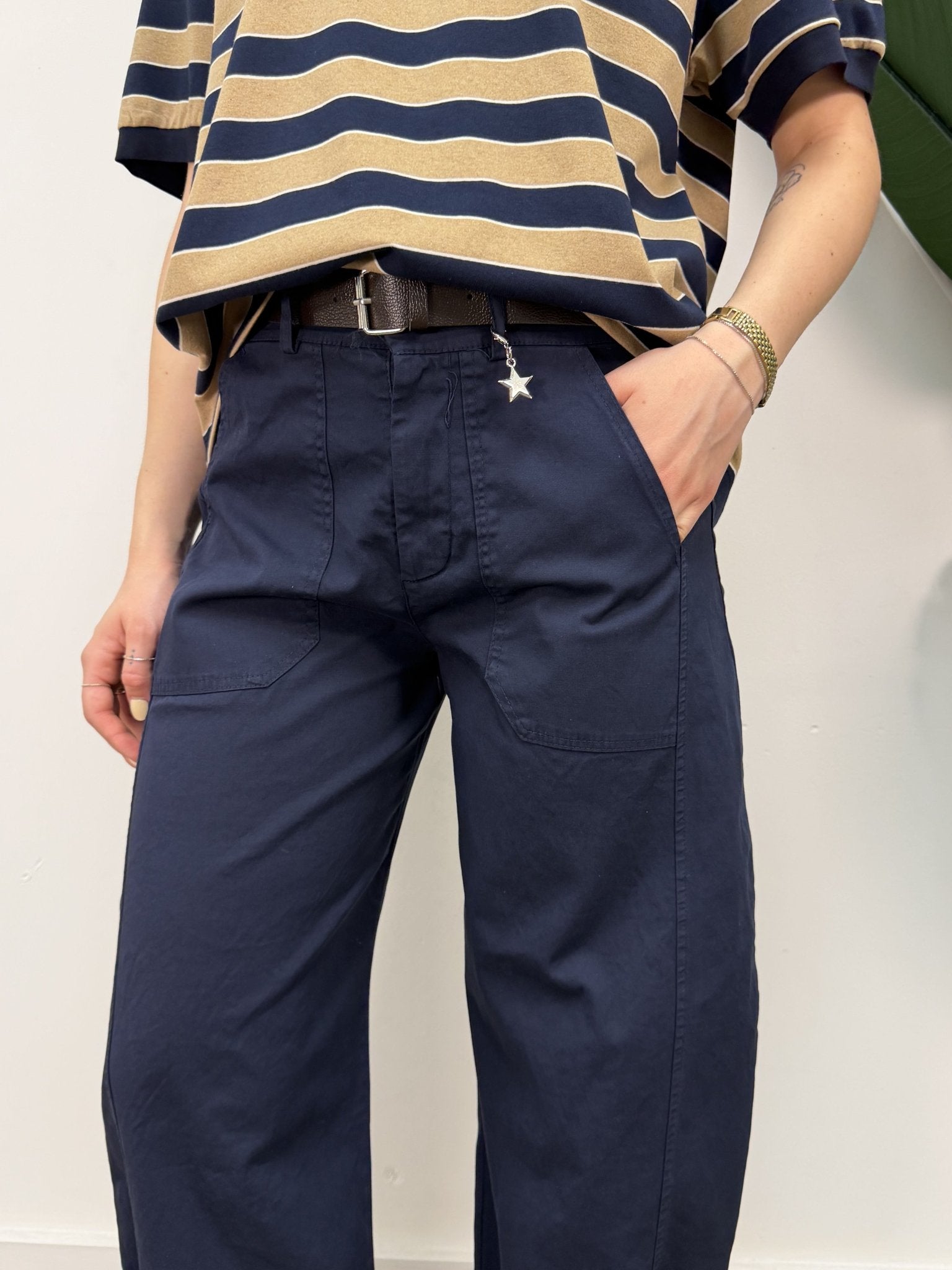 Pantalone stellina mod. balloon in cotone Susy Mix - GiuGiò | Shop online