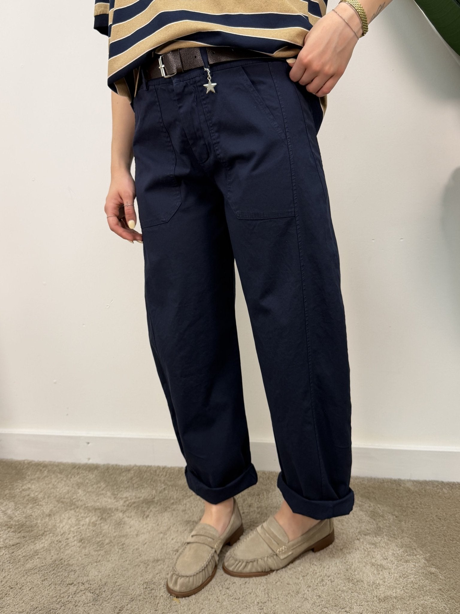 Pantalone stellina mod. balloon in cotone Susy Mix - GiuGiò | Shop online