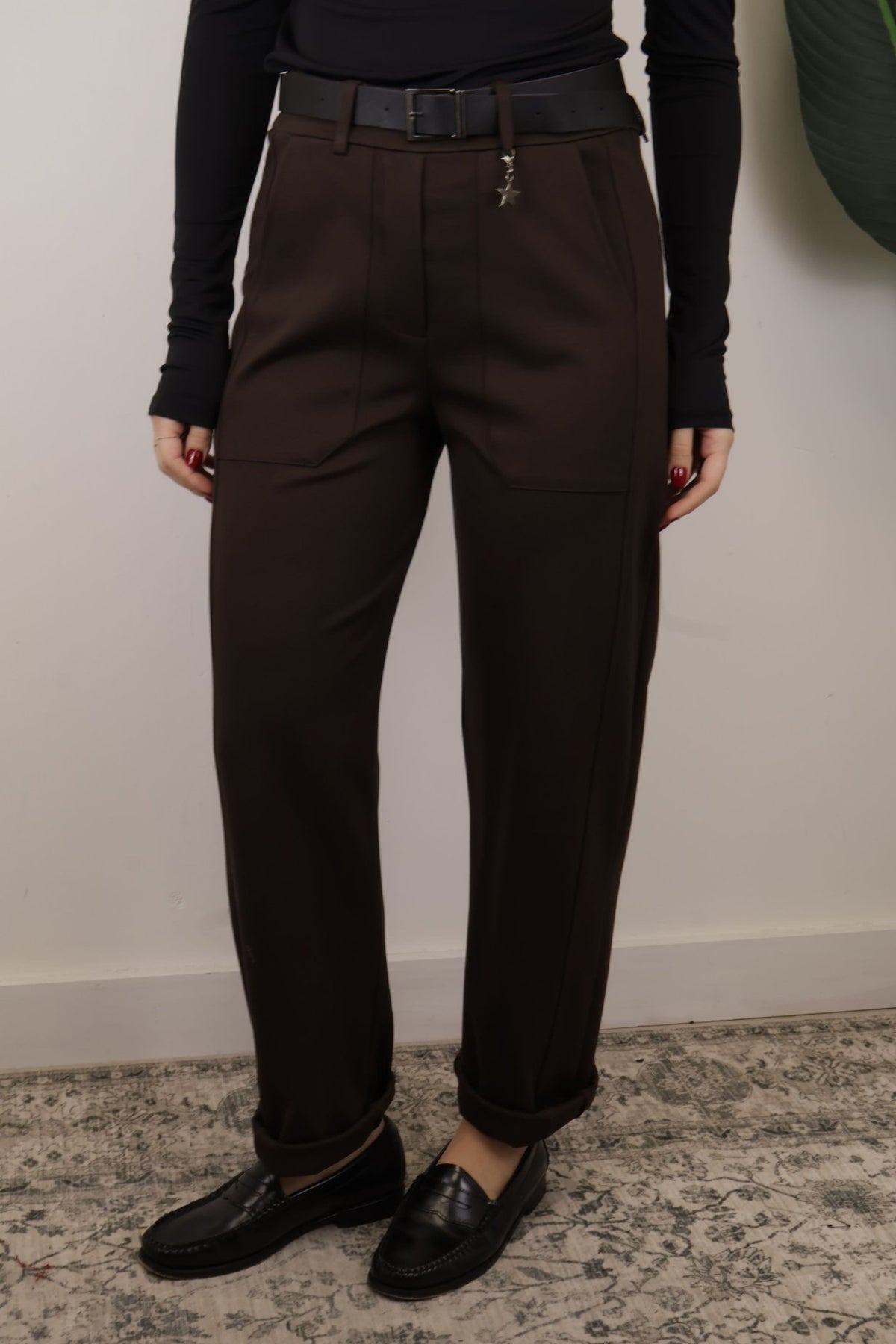 Pantalone stellina punto Milano Susy Mix - GiuGiò | Shop online
