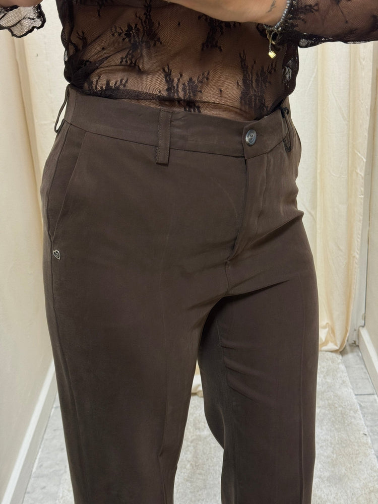 Pantalone wide leg in cupro Please - GiuGiò | Shop online