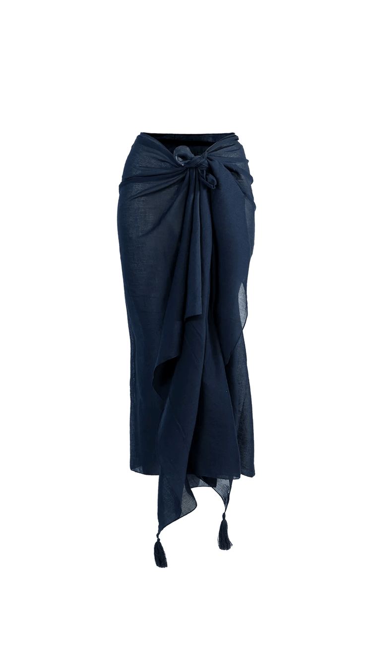 Pareo con nappine tinta unita Barts mod. Florn - GiuGiò | Shop online