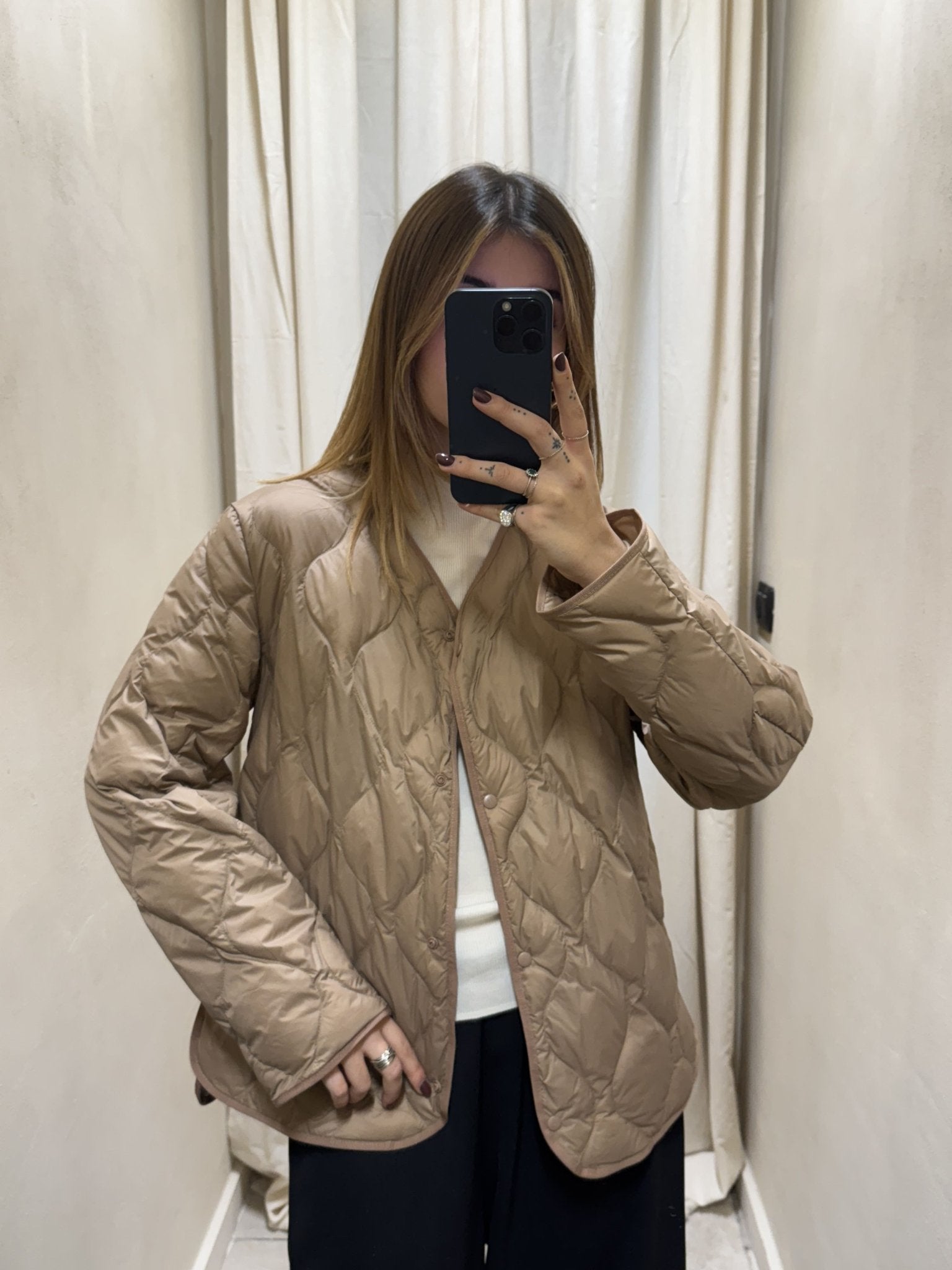 Piumino corto 100gr con impunture HaveOne - GiuGiò | Shop online