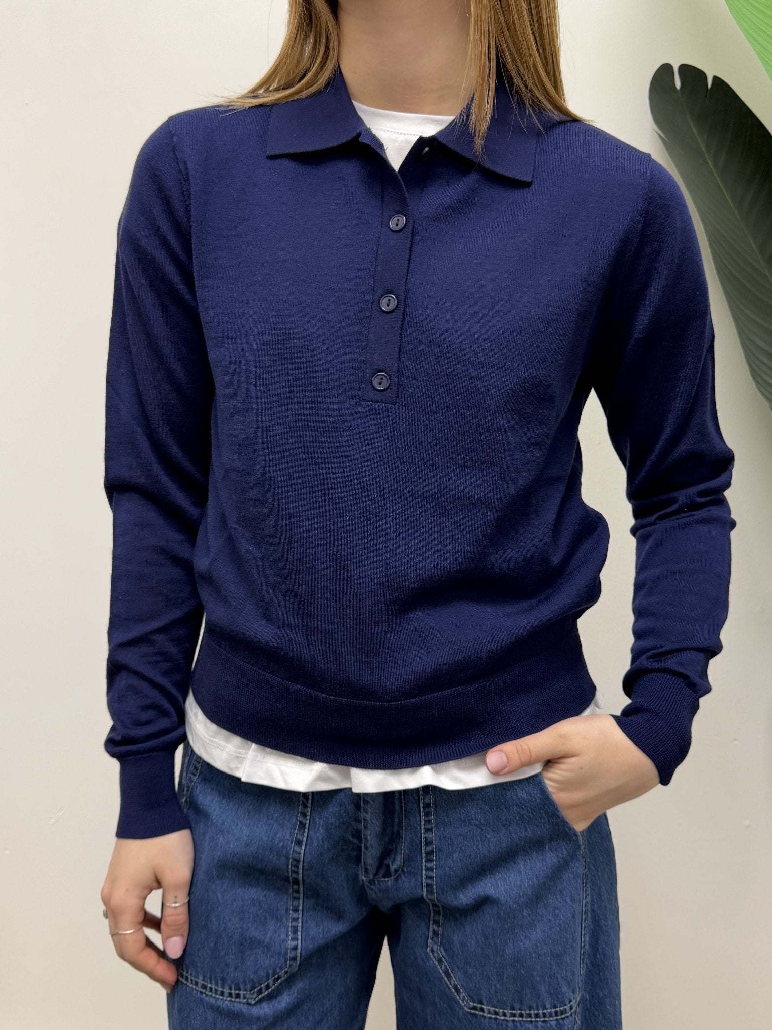 Polo in 100% lana merinos Tensione In - GiuGiò | Shop online