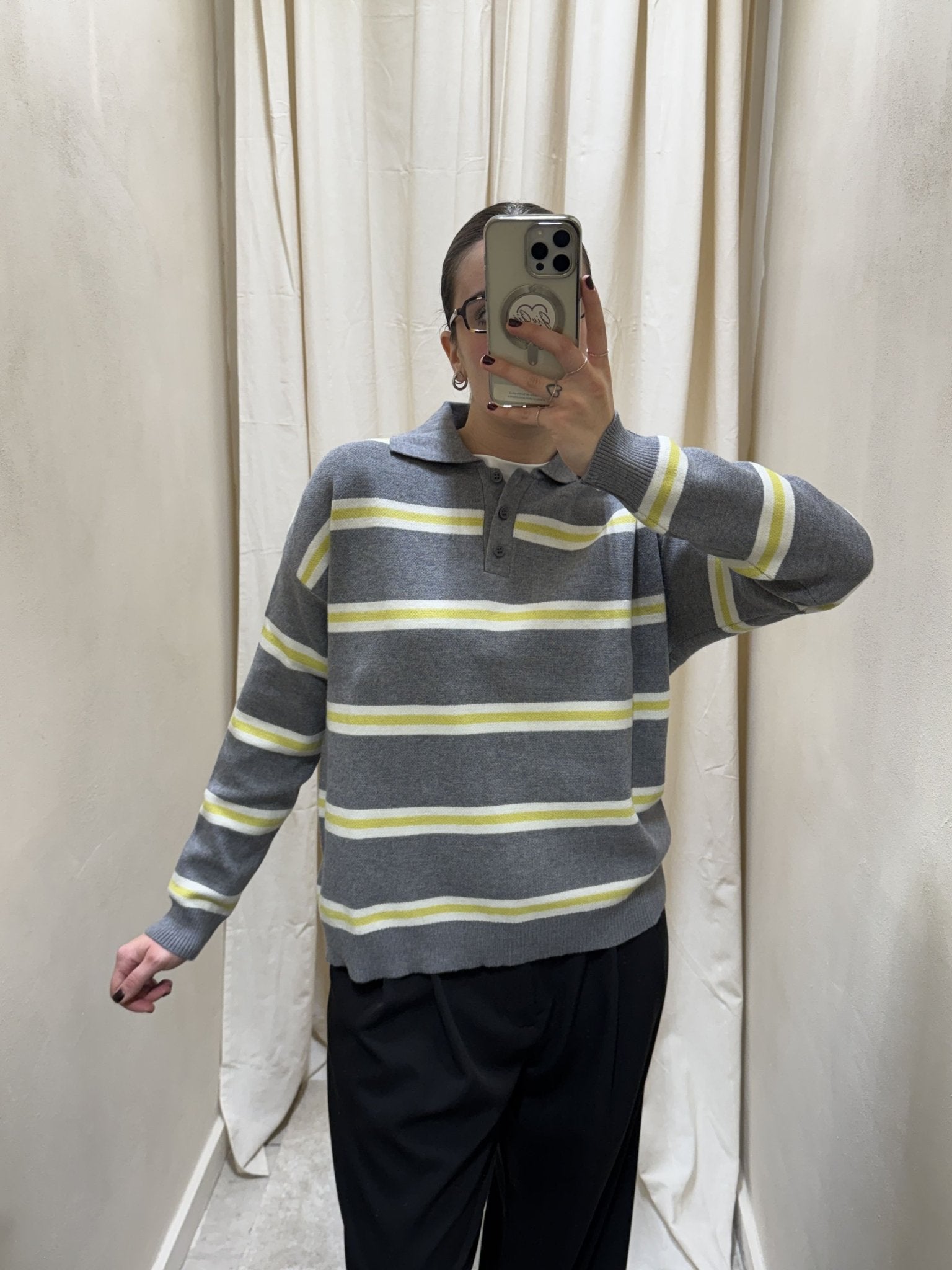 Polo over jacquard righe HaveOne - GiuGiò | Shop online