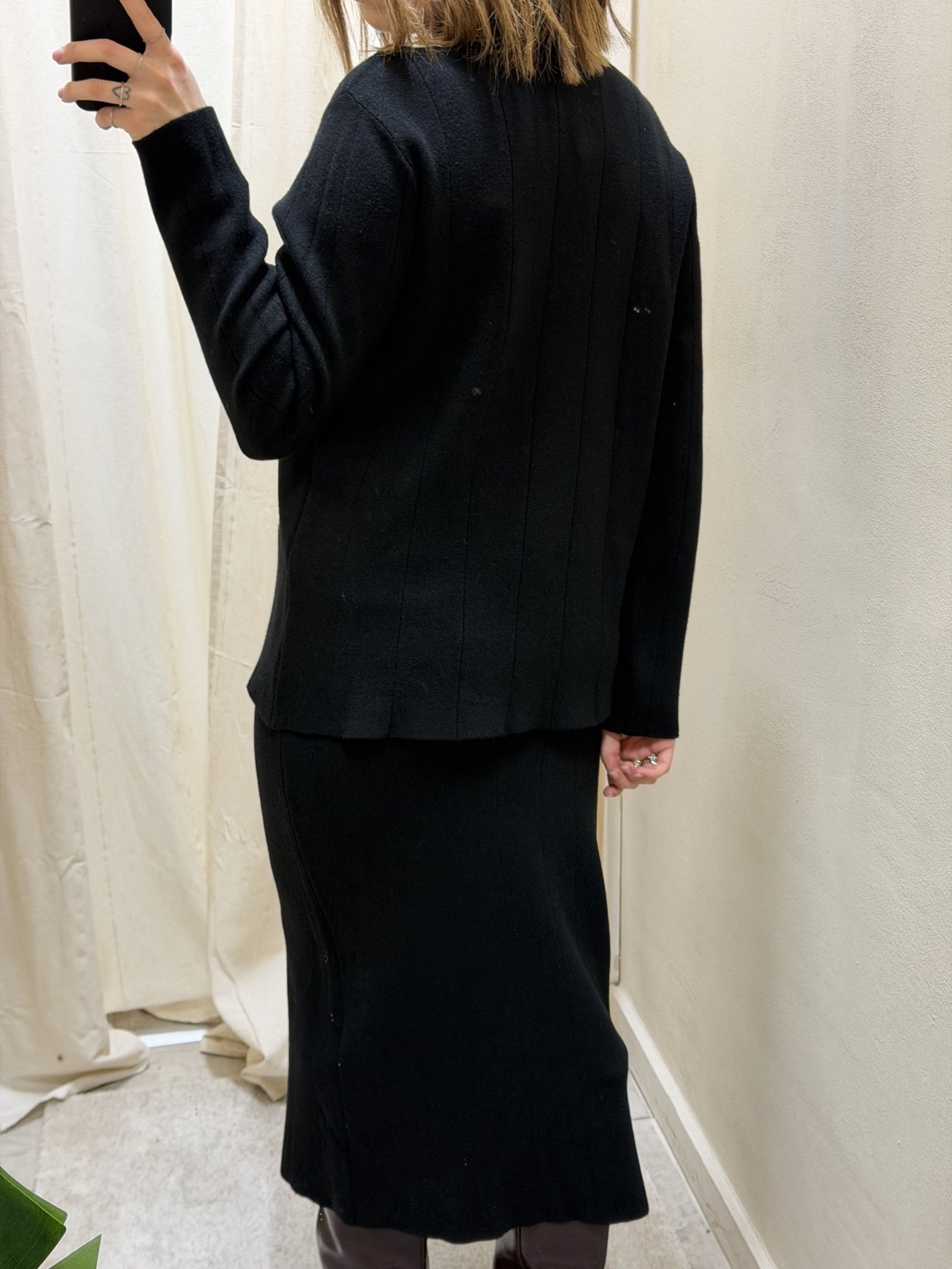 Set coordinato maglione + gonna longuette in maglia Susy Mix - GiuGiò | Shop online